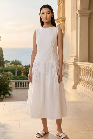 Genefer Pleat Waist Dress