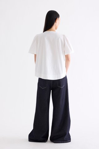 Hulene Front-Tie Blouse