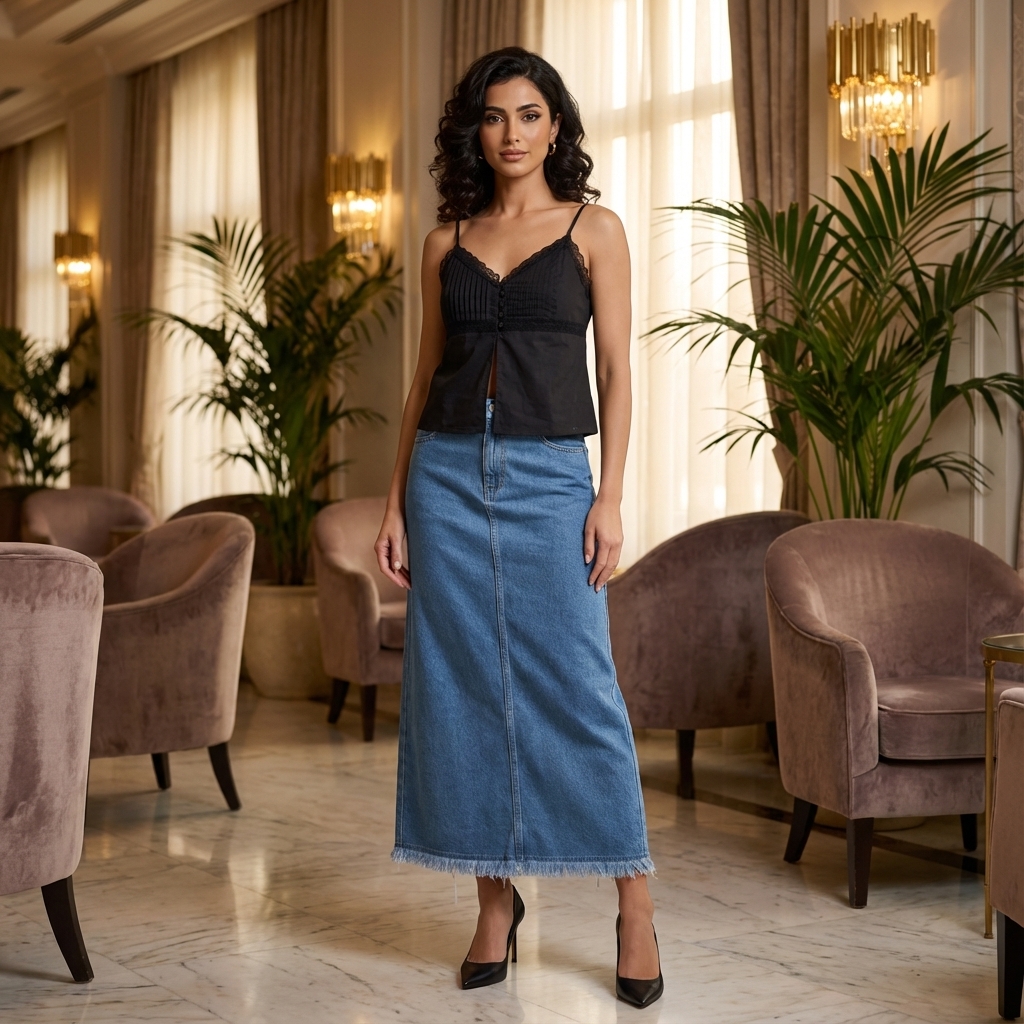 Mia Pleated Split-Front Top