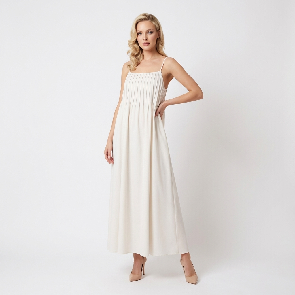 Eris Pleated Dress