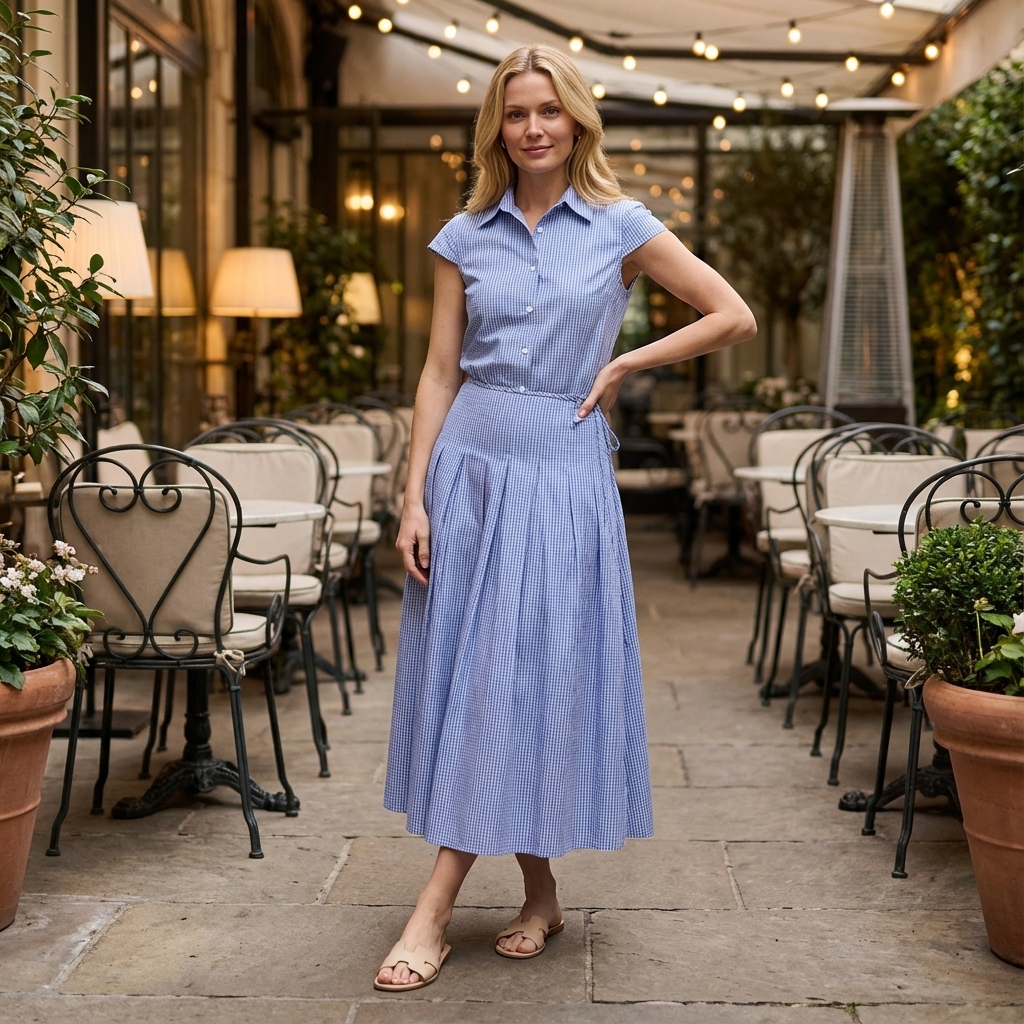 Kavena Pleated Full Skirt