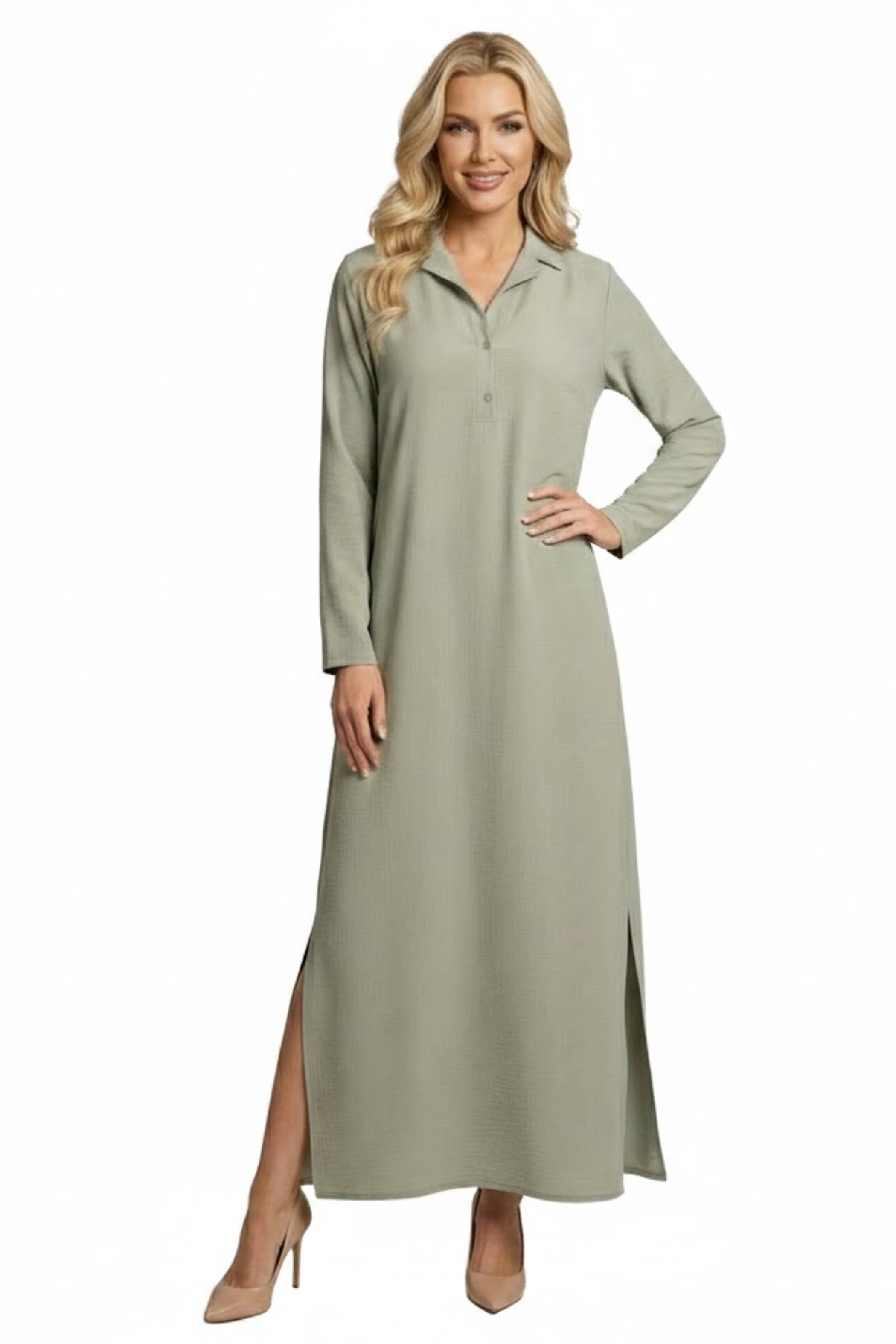 Juno Notch Collar Dress