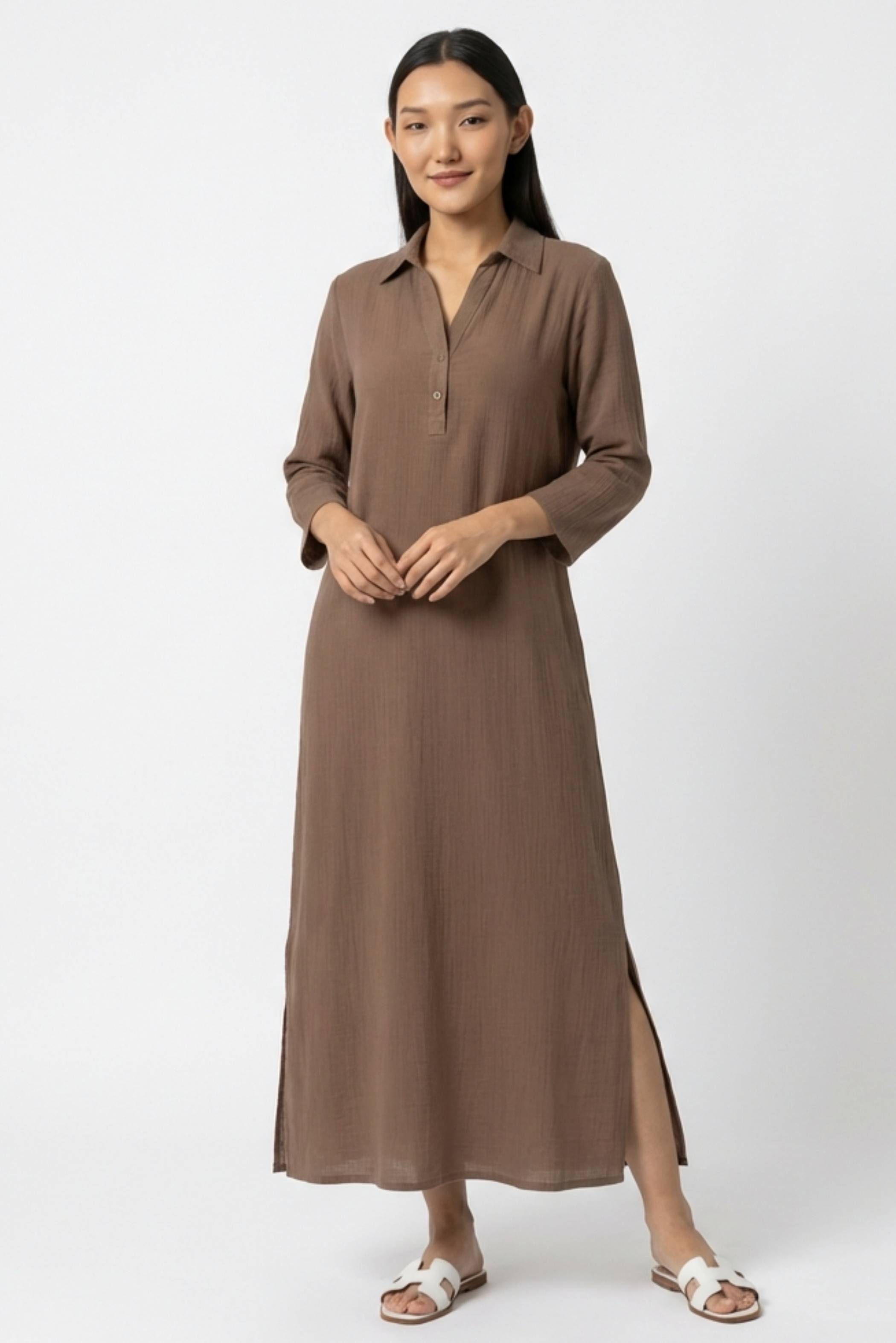 Juno Notch Collar Dress