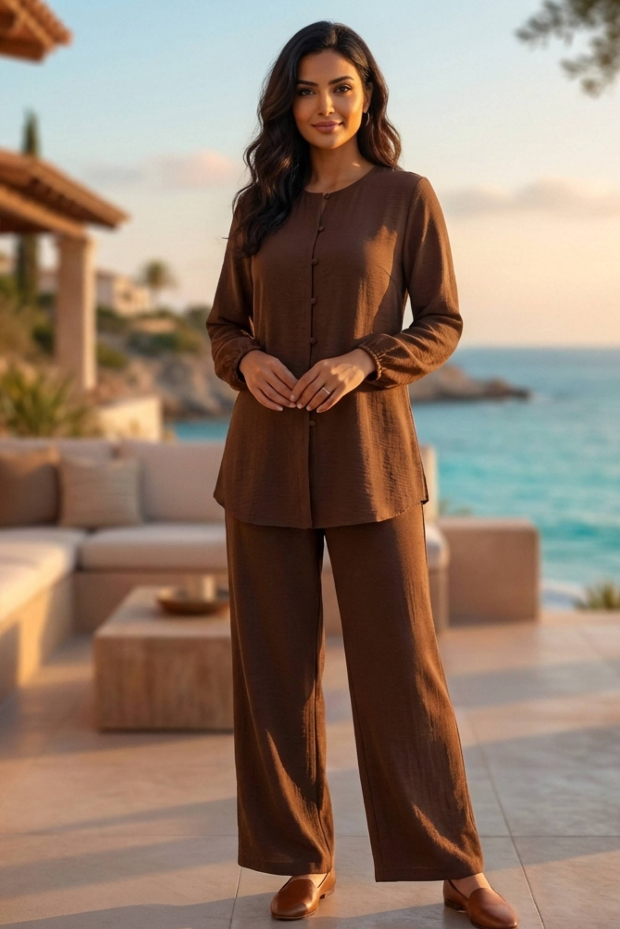 Zephira Button-down Blouse