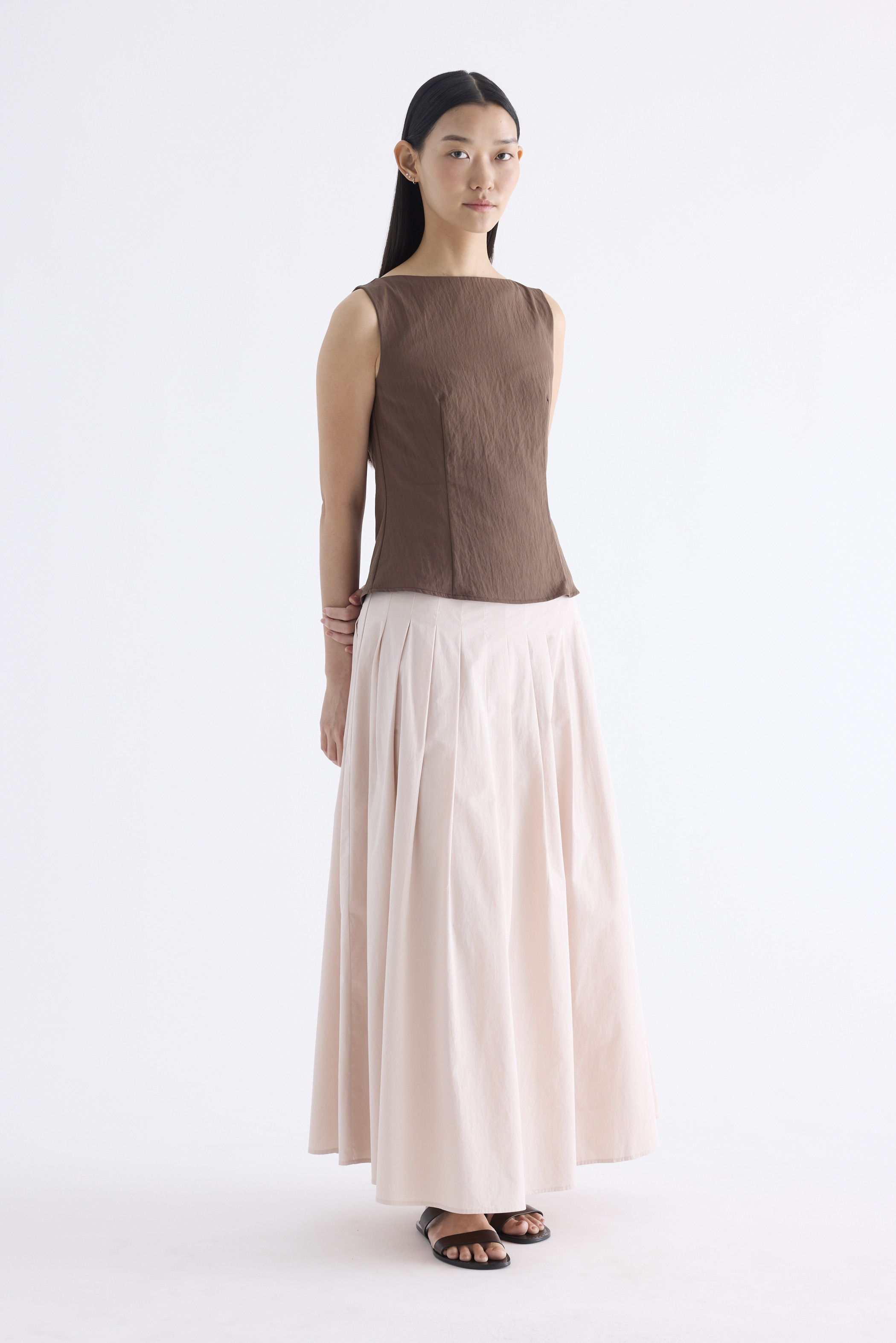 Afina Boat-Neck Top