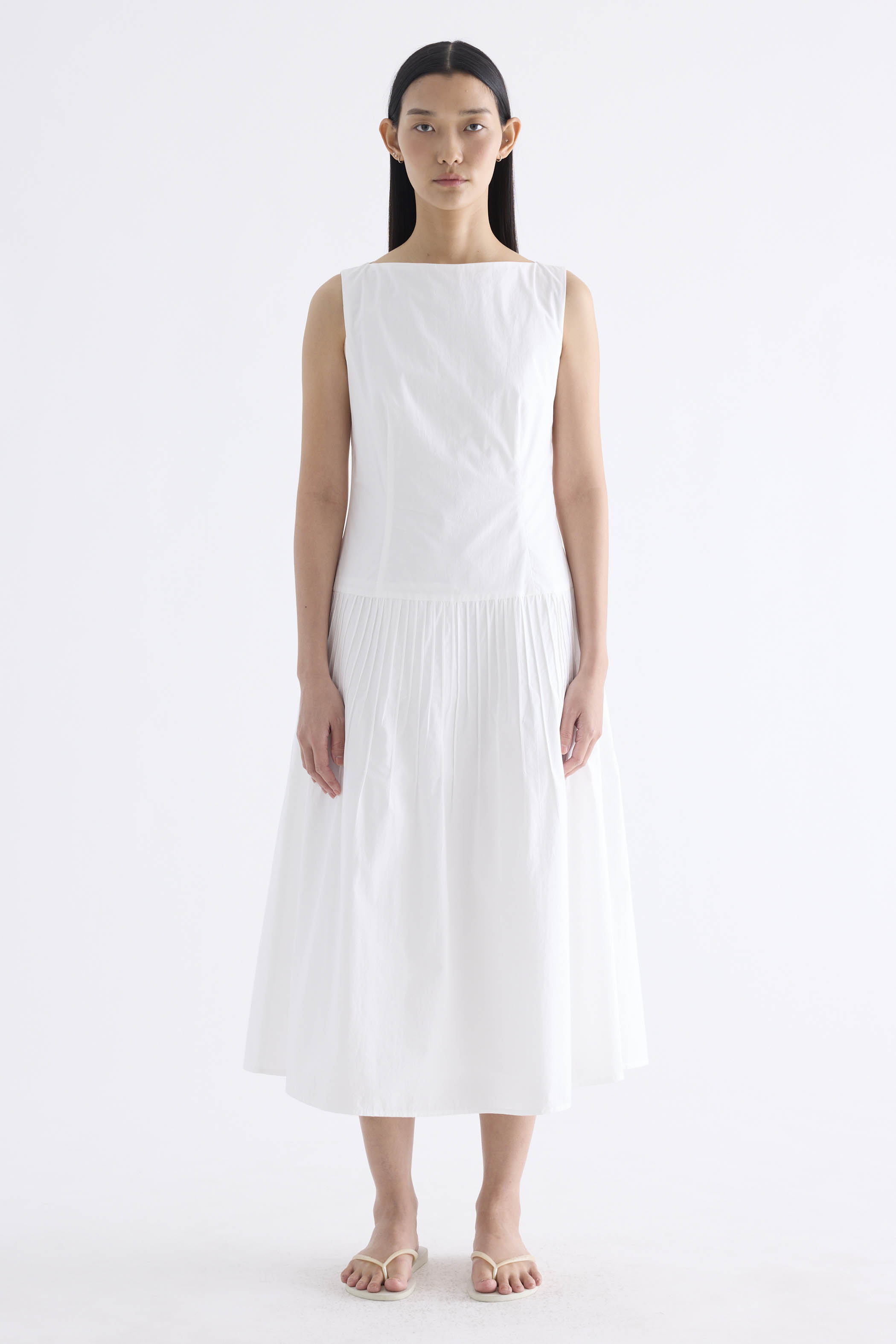 Genefer Pleat Waist Dress