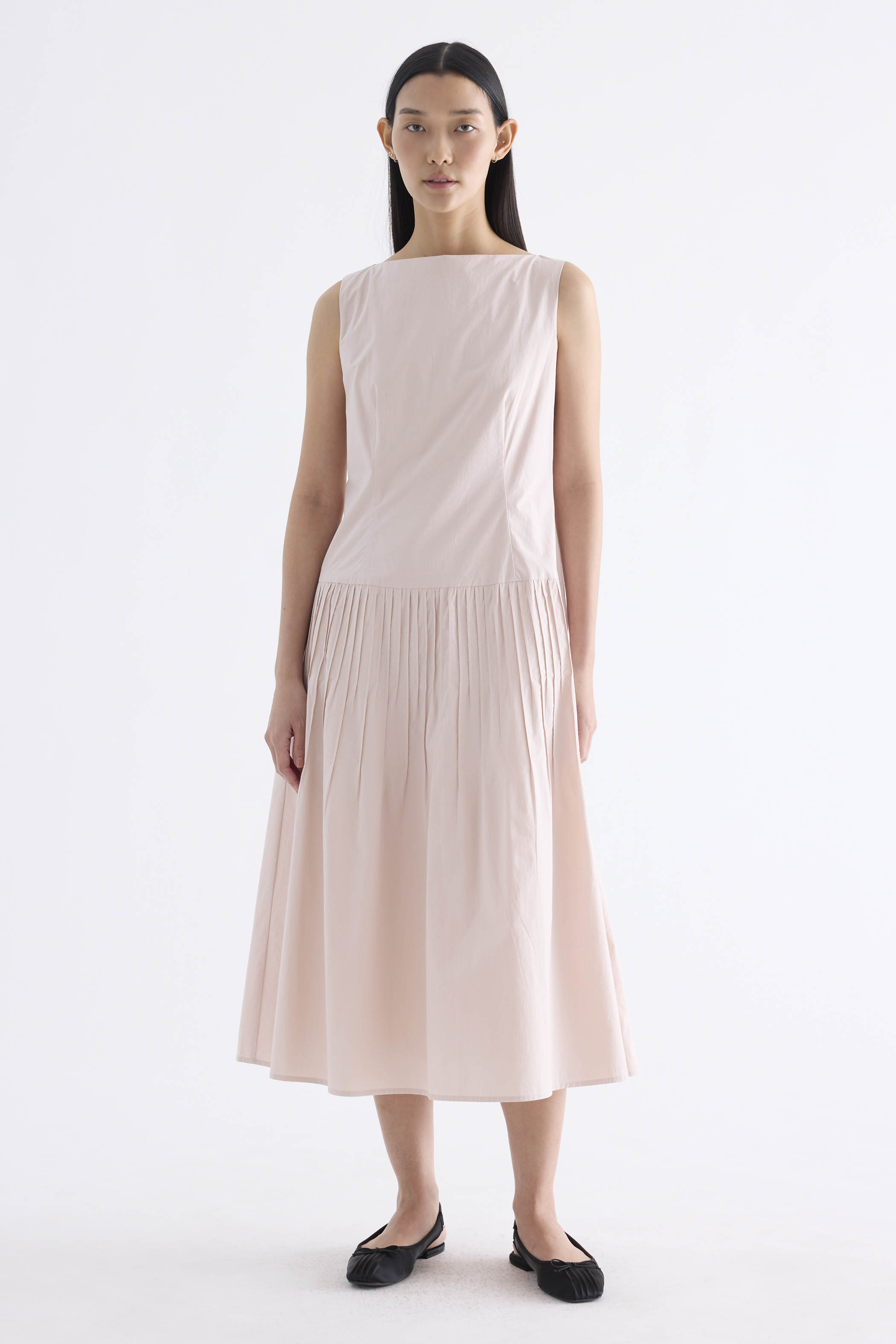 Genefer Pleat Waist Dress