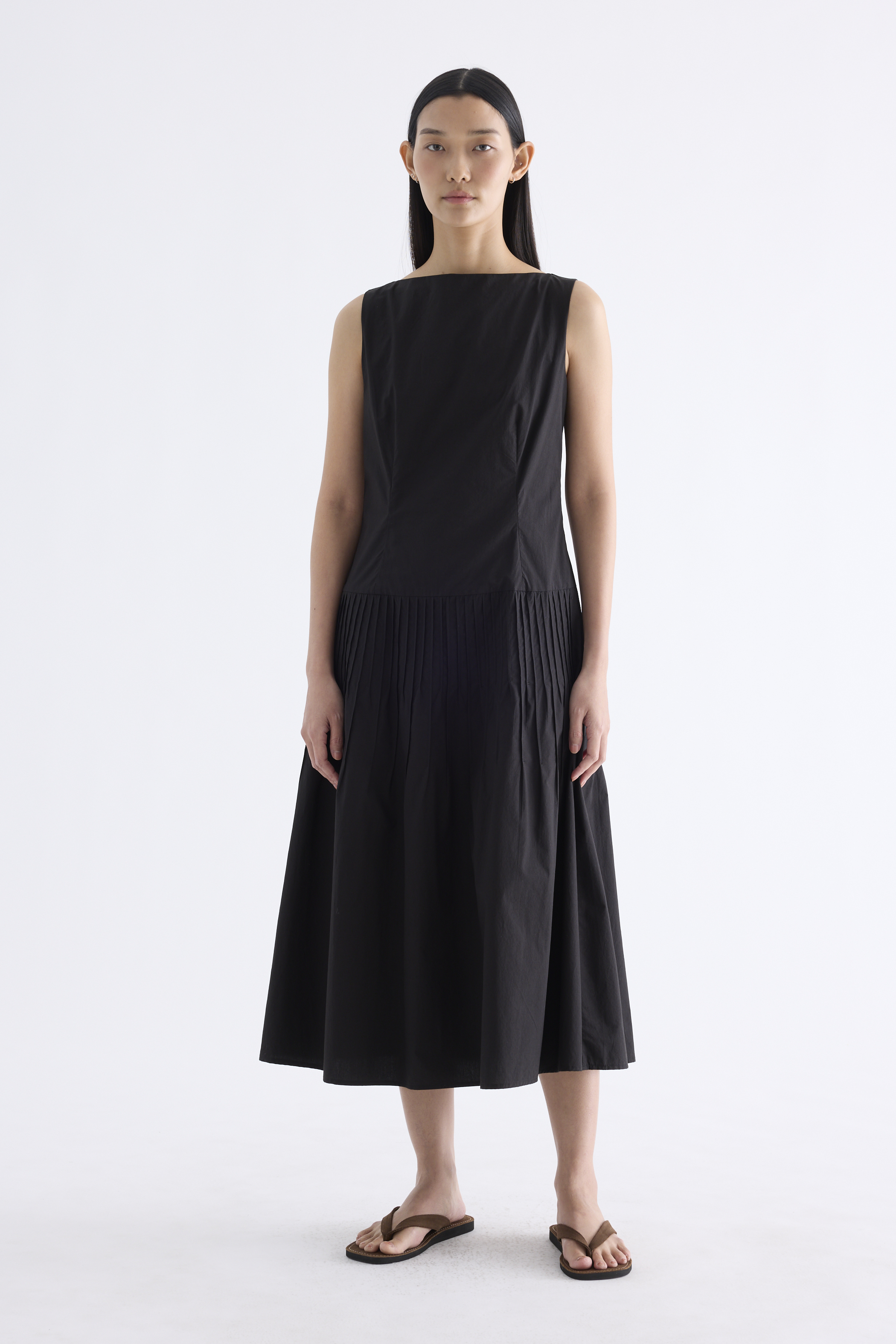 Genefer Pleat Waist Dress