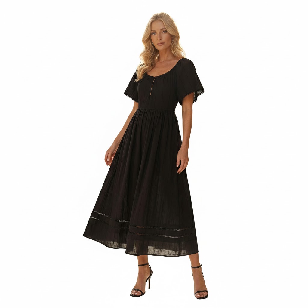 Micanze Bell-Sleeve Dress