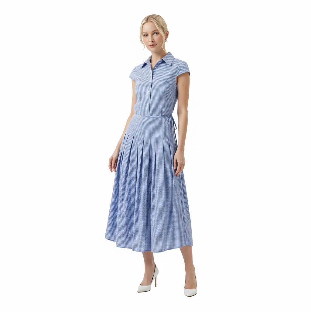 Kavena Pleated Full Skirt