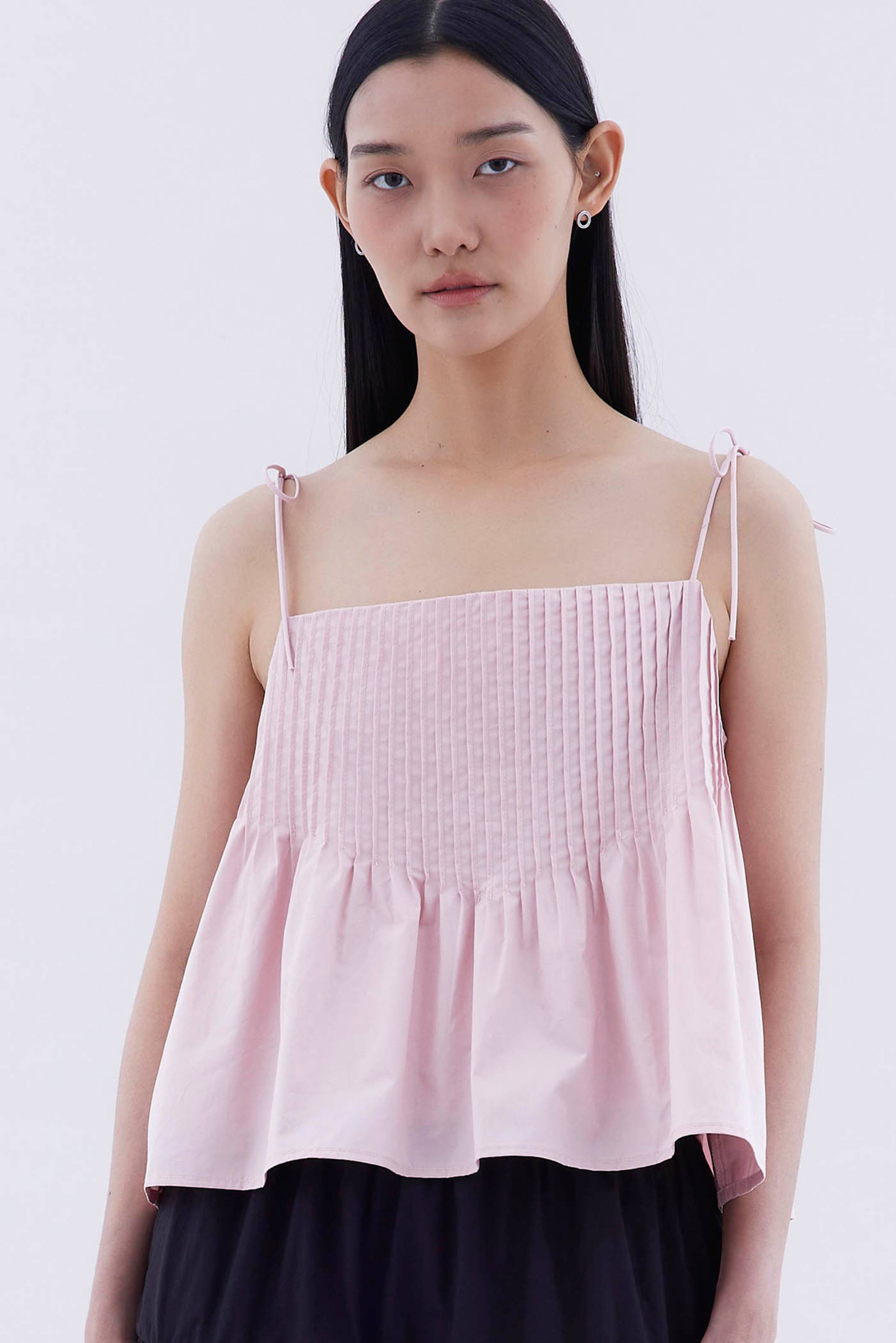 Brenella Pin-tuck Top