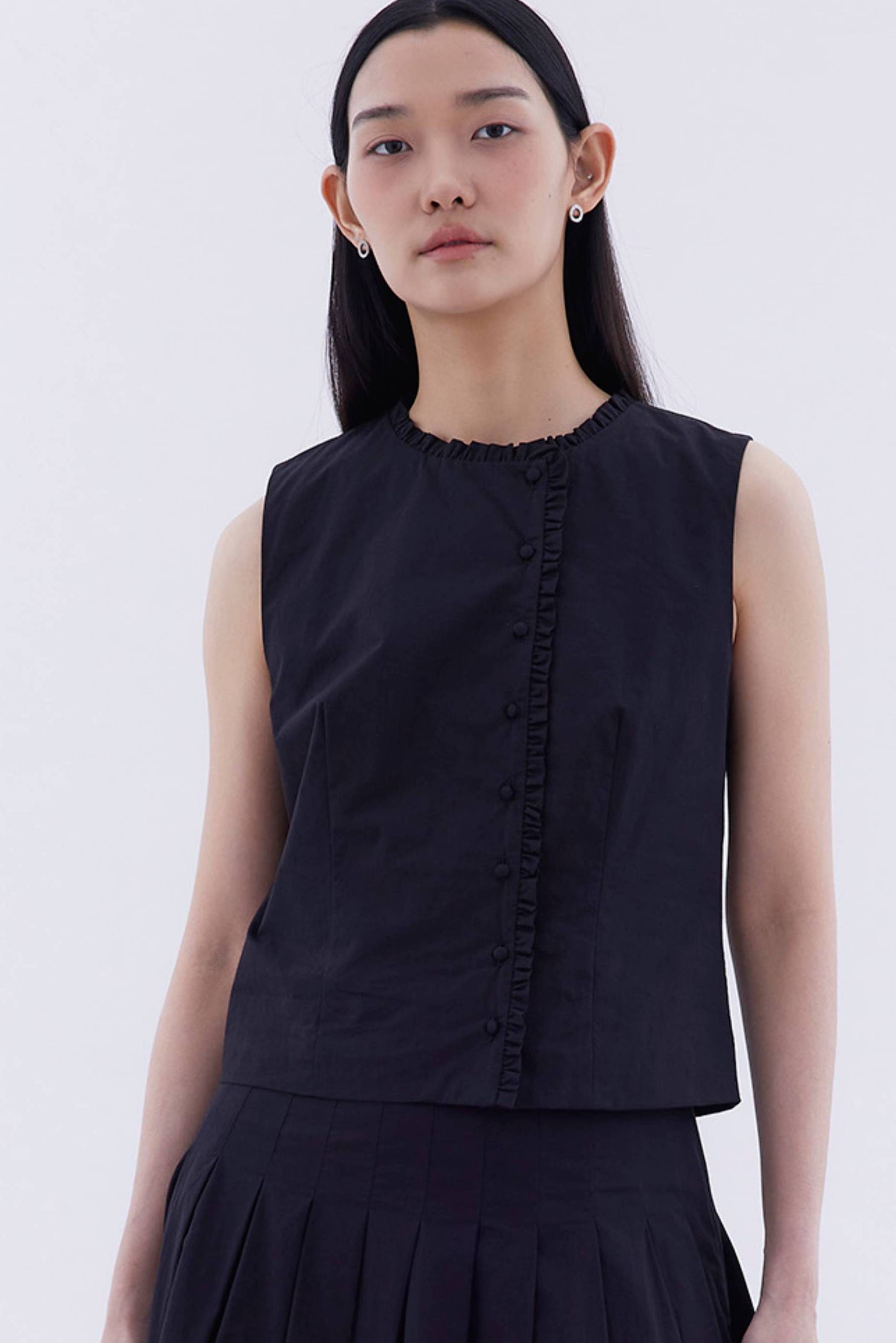 Tiselle Ruffle-Trim Top