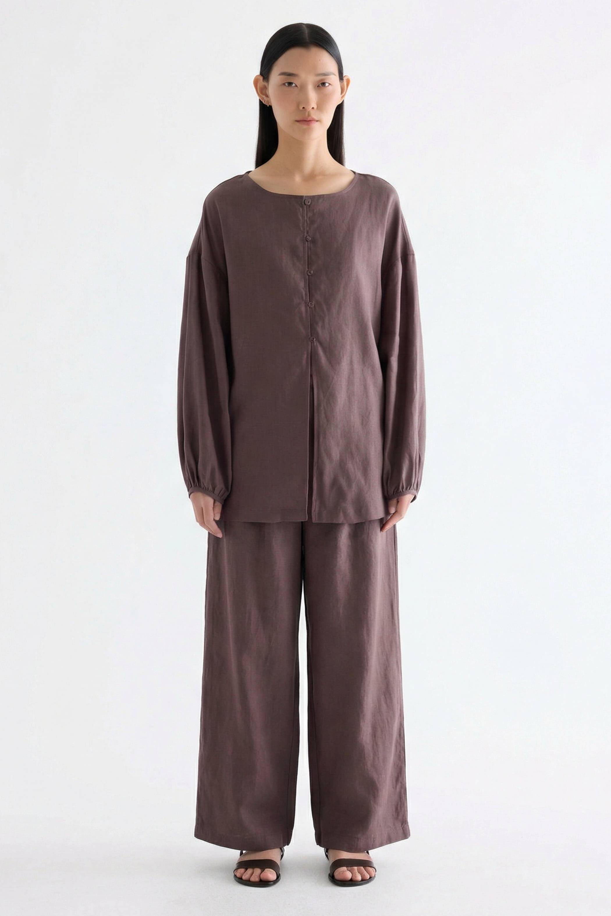 Zephira Button-down Blouse