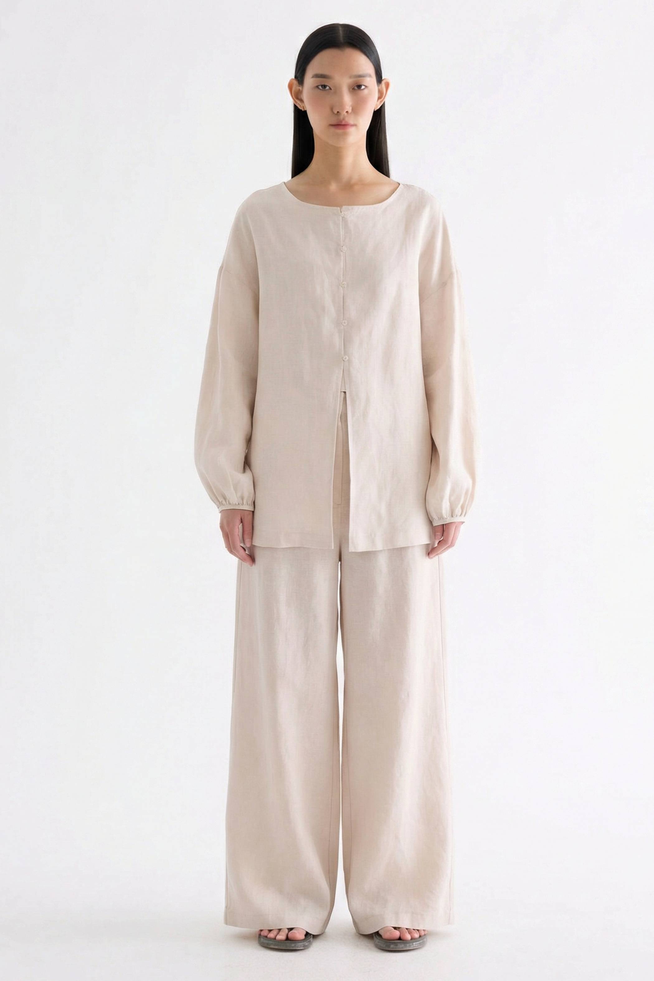 Zephira Button-down Blouse