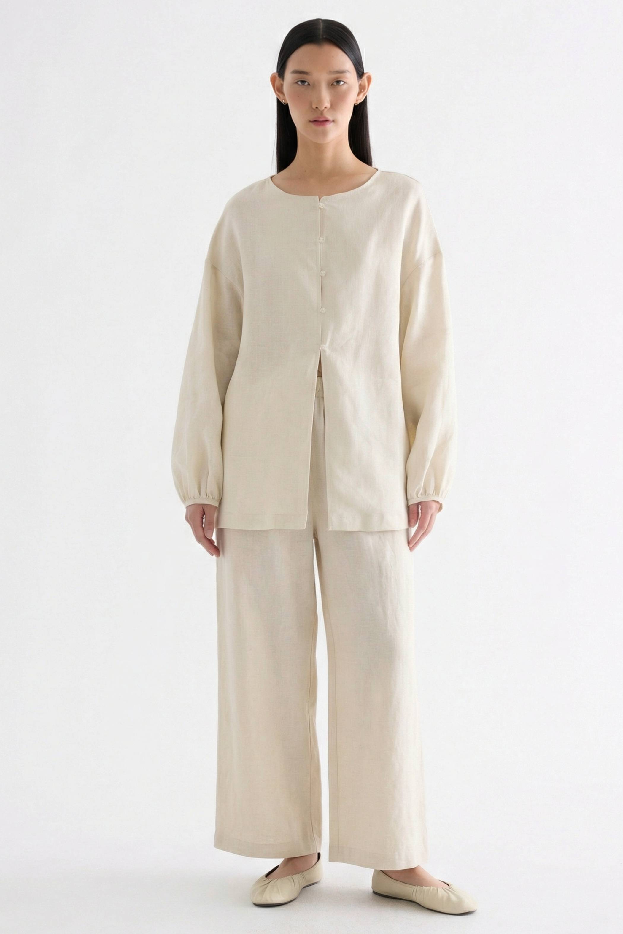 Zephira Button-down Blouse