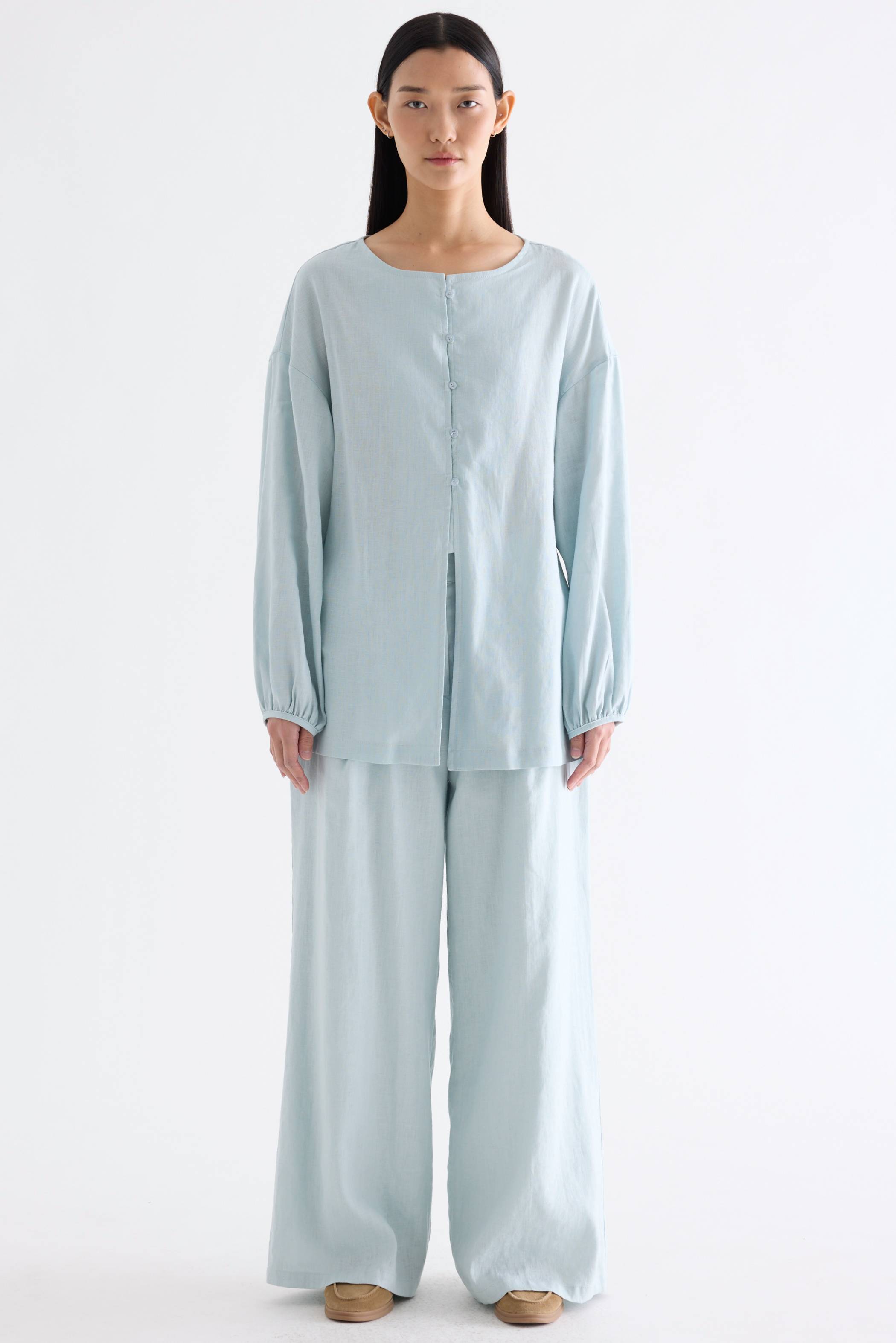 Zephira Button-down Blouse