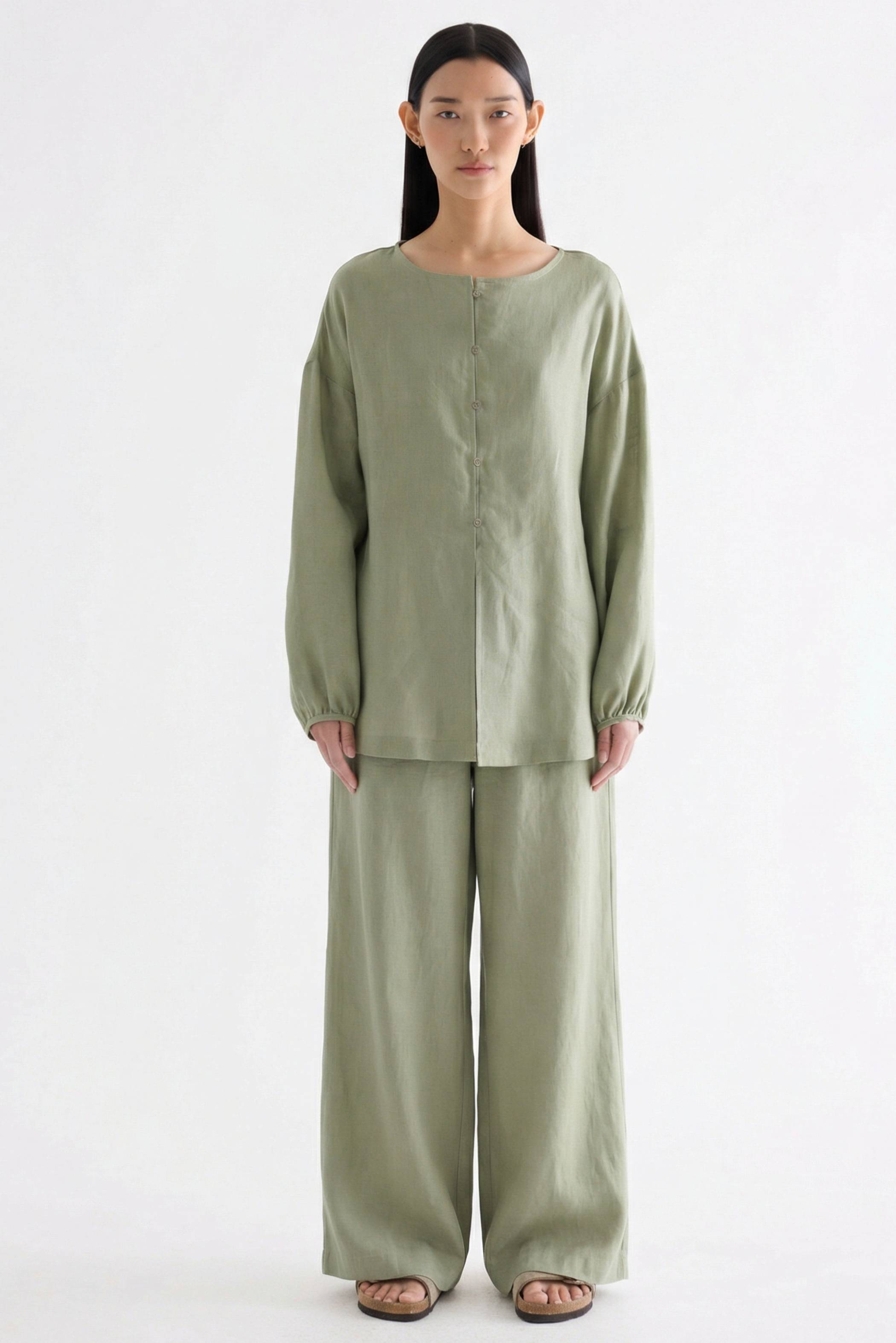 Zephira Button-down Blouse