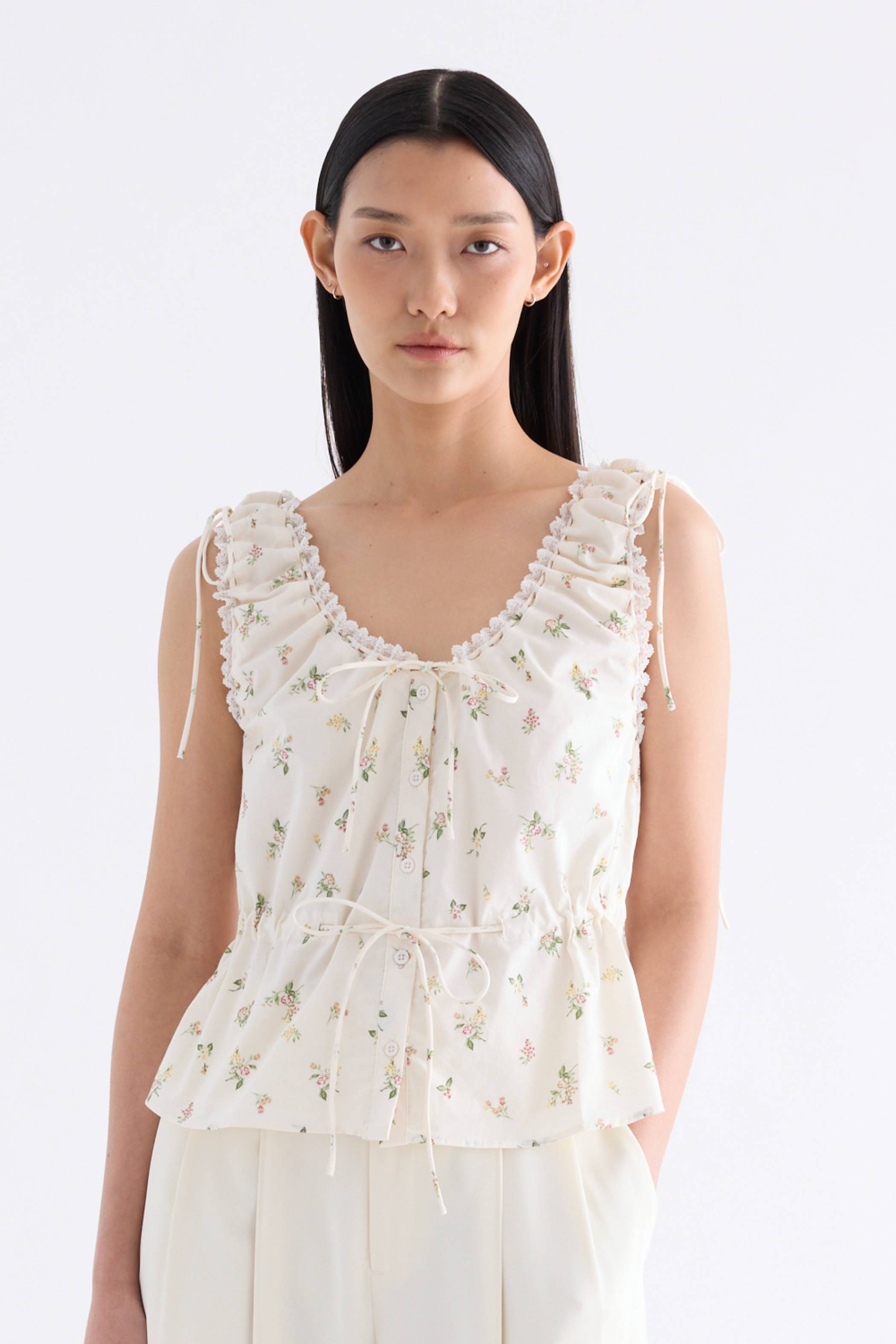 Danielle Strappy Drawstring Top