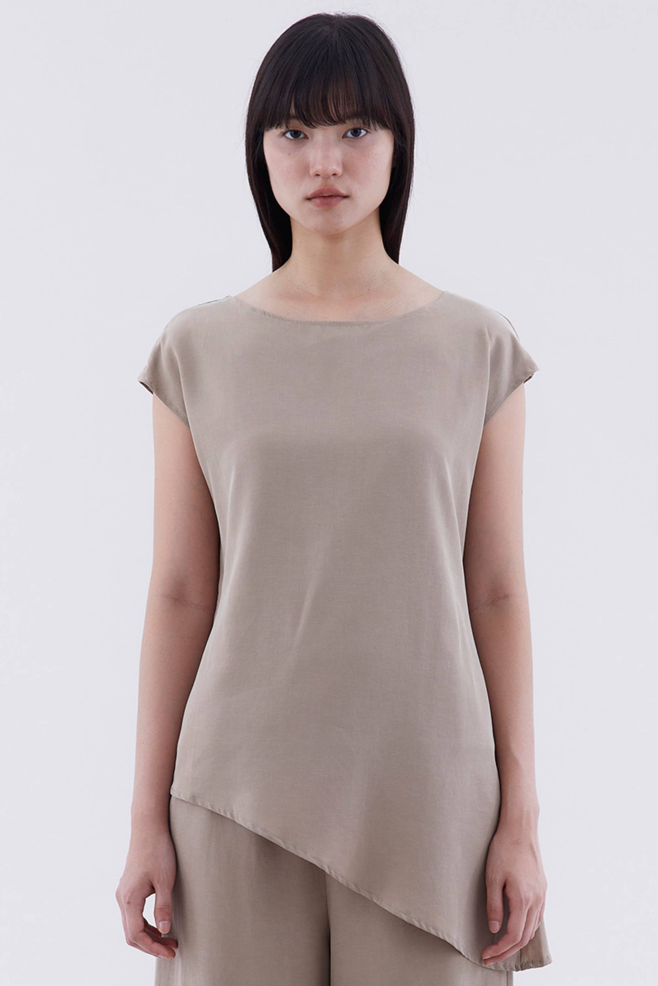 Beatrice Slant Hem Top