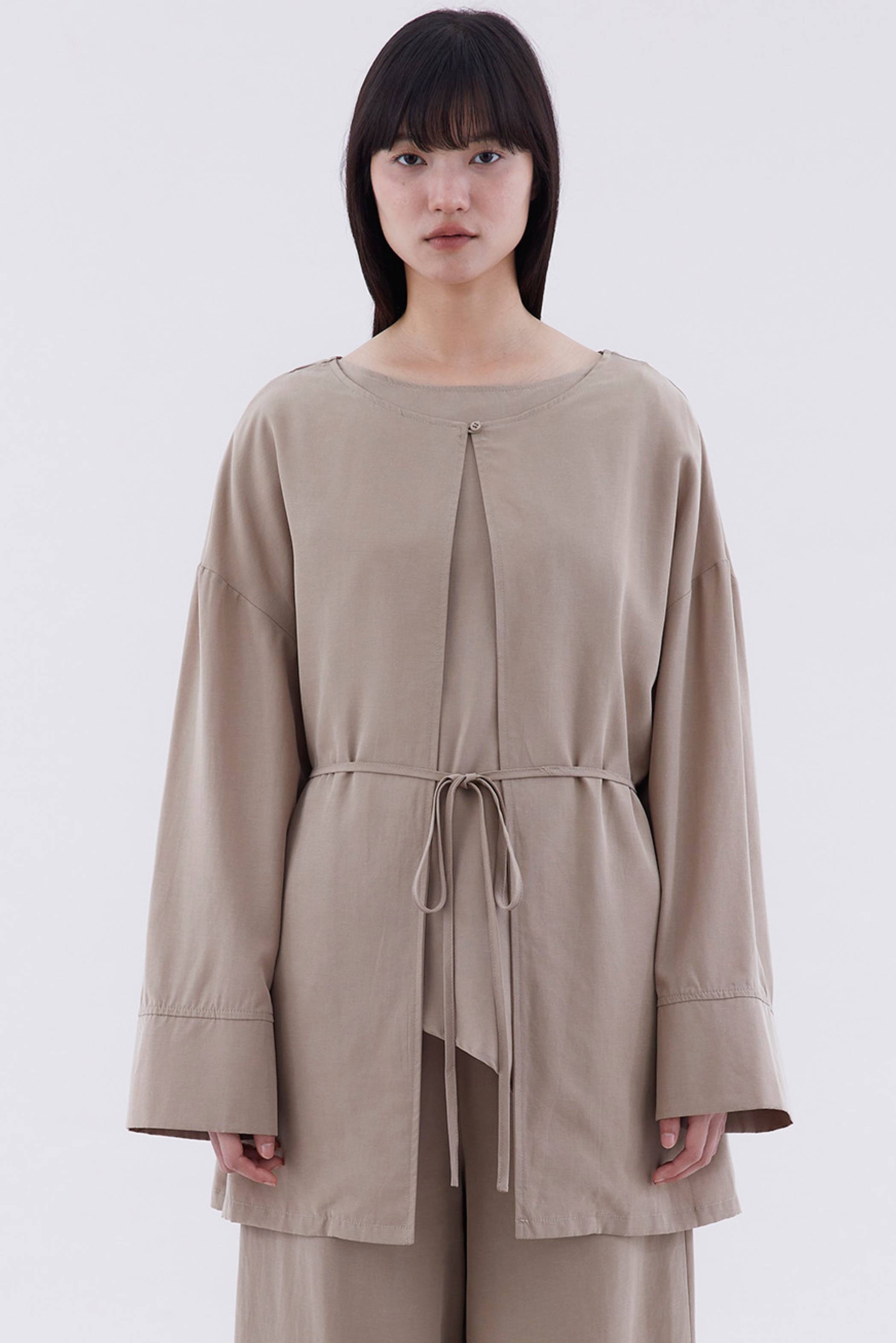 Crisabel Tie-Waist Kimono