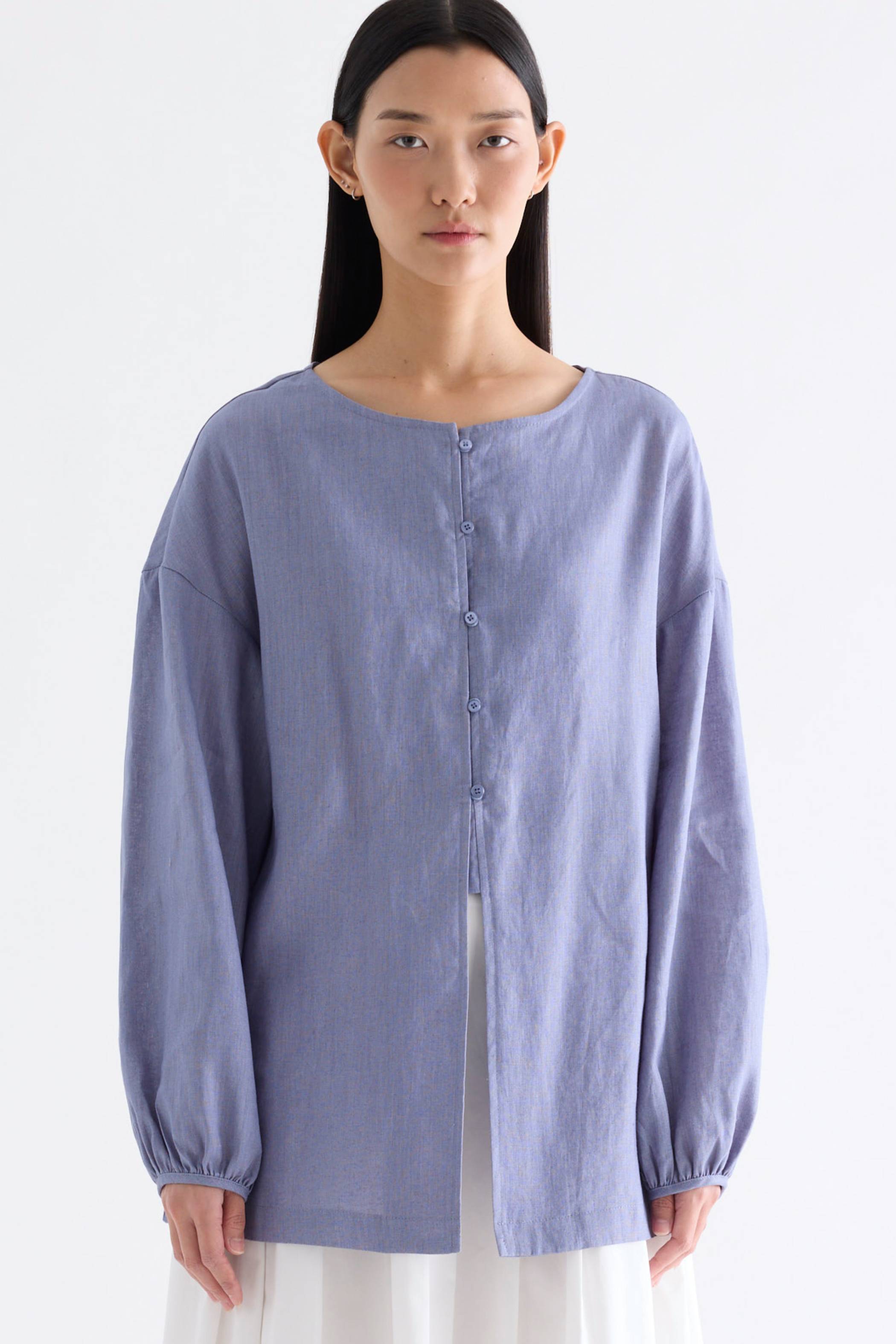 Zephira Button-down Blouse