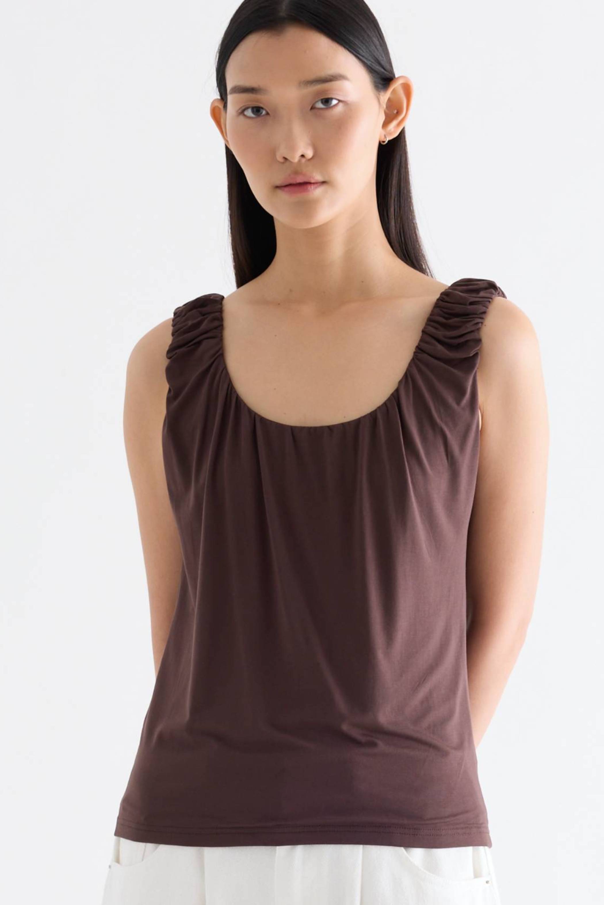 Endelyn Ruch Strap Top
