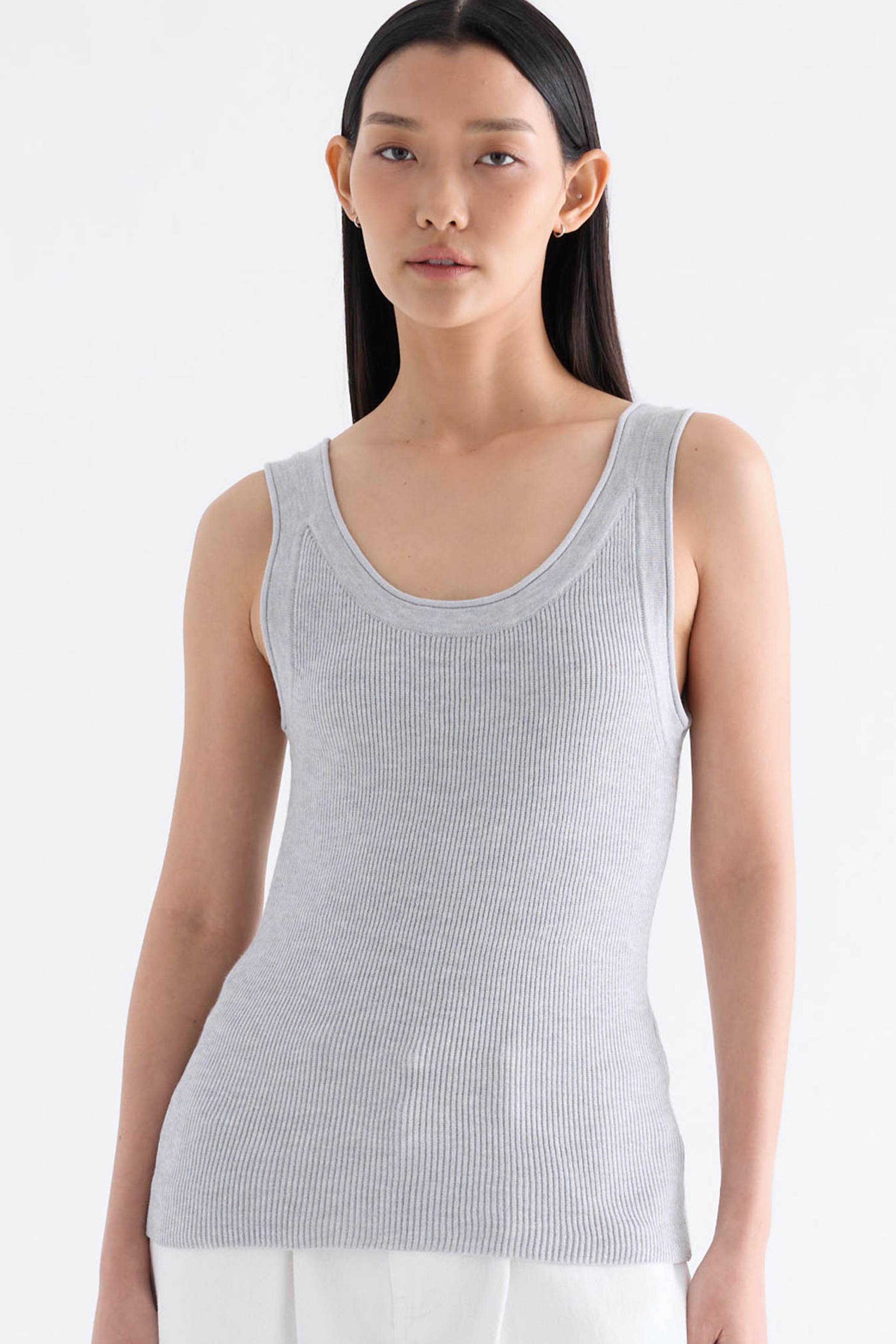 Kanery Scoop-Neck Rib Tank