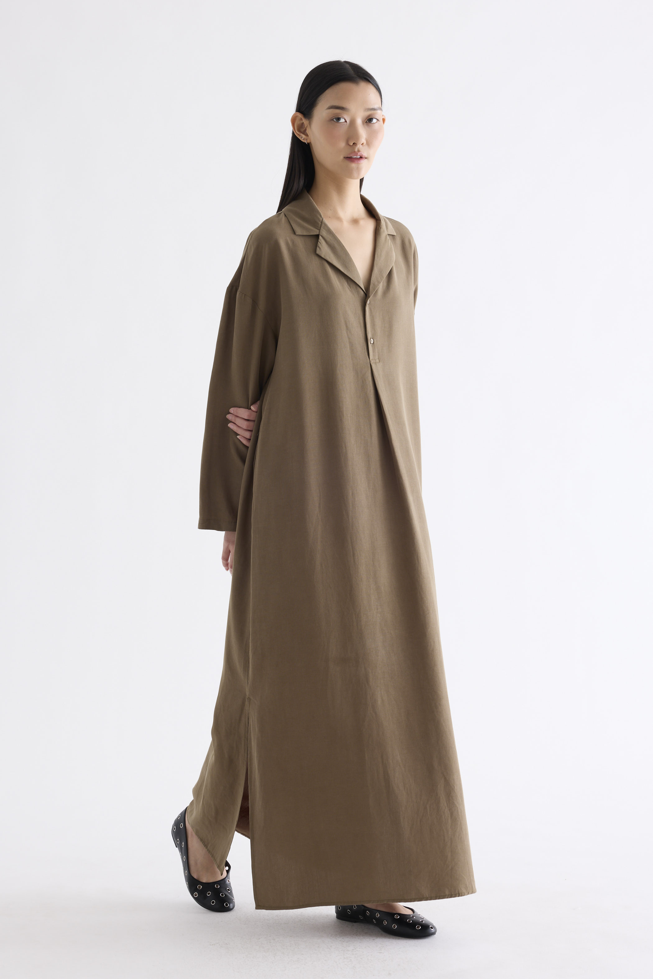 Juno Notch Collar Dress