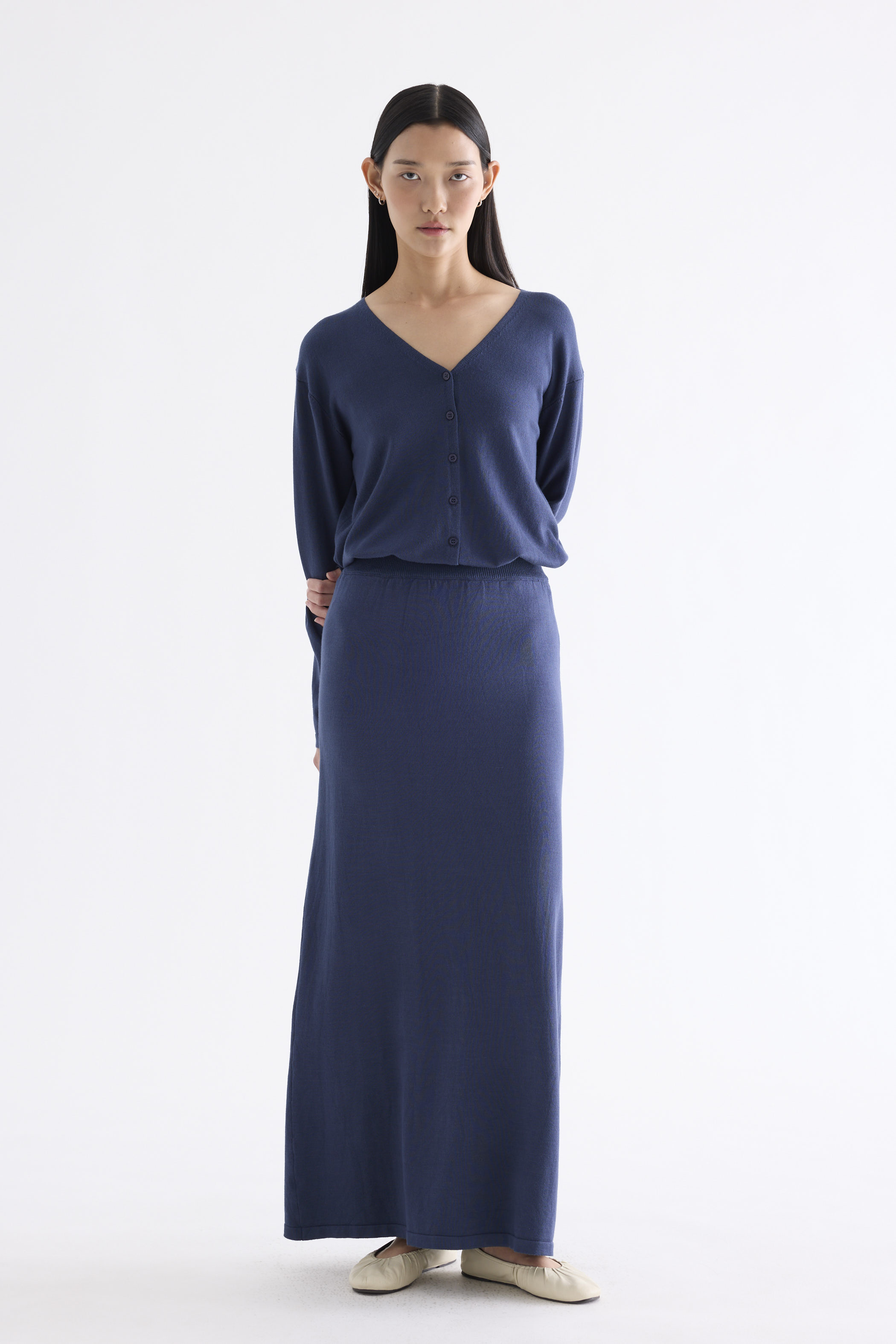 Tamera Button-Down Knit Top