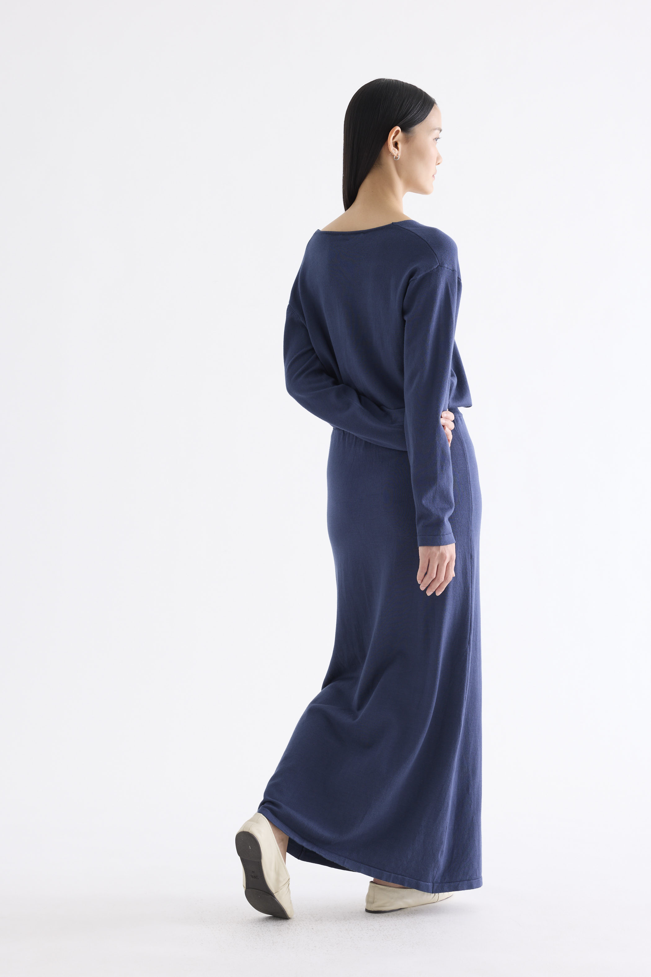 Ferlene High-Rise A-line Knit Skirt