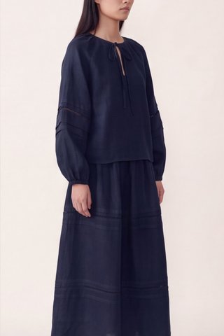 Lestelle High-Rise Maxi Skirt