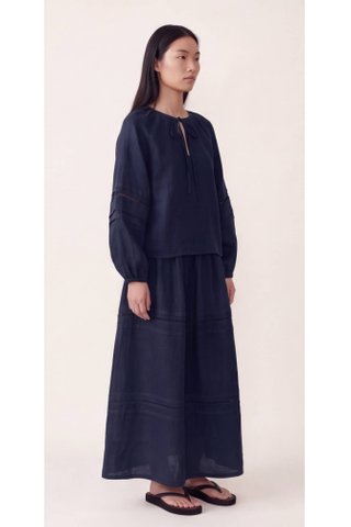 Karmella Keyhole Blouse