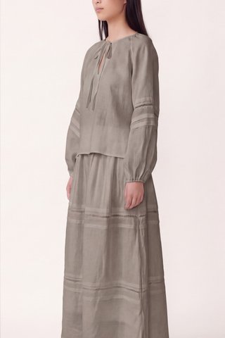 Lestelle High-Rise Maxi Skirt