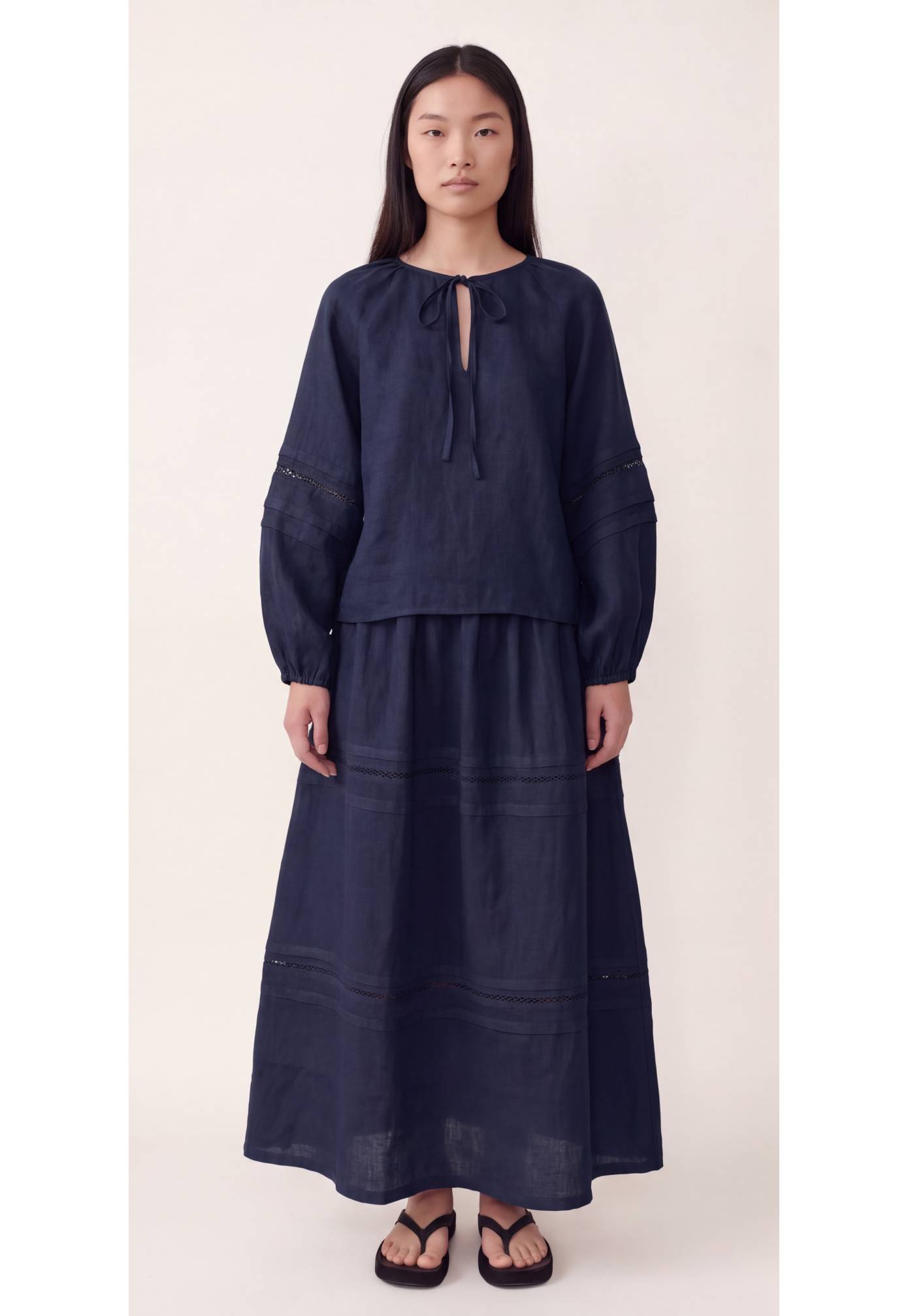 Lestelle High-Rise Maxi Skirt