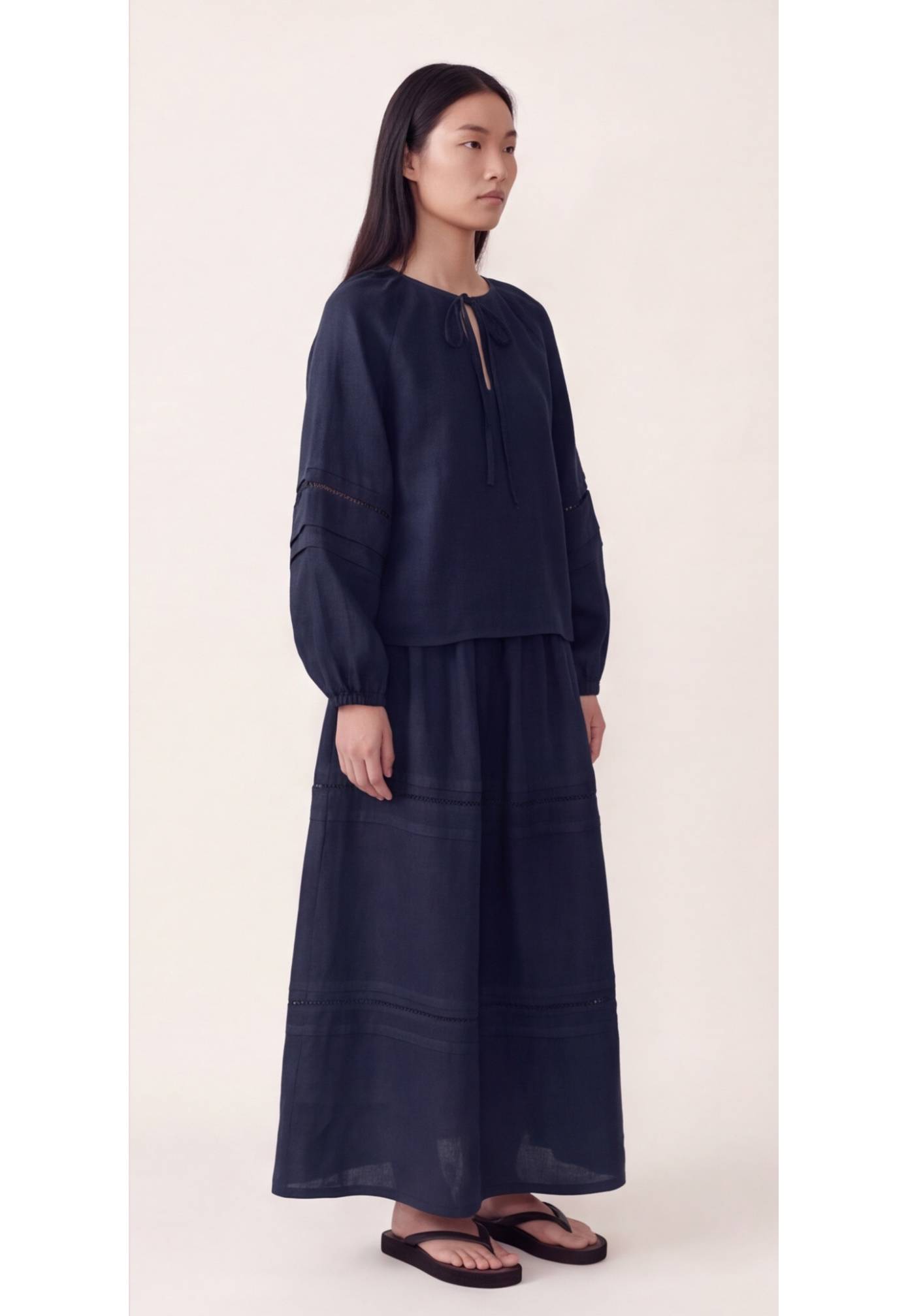 Karmella Keyhole Blouse