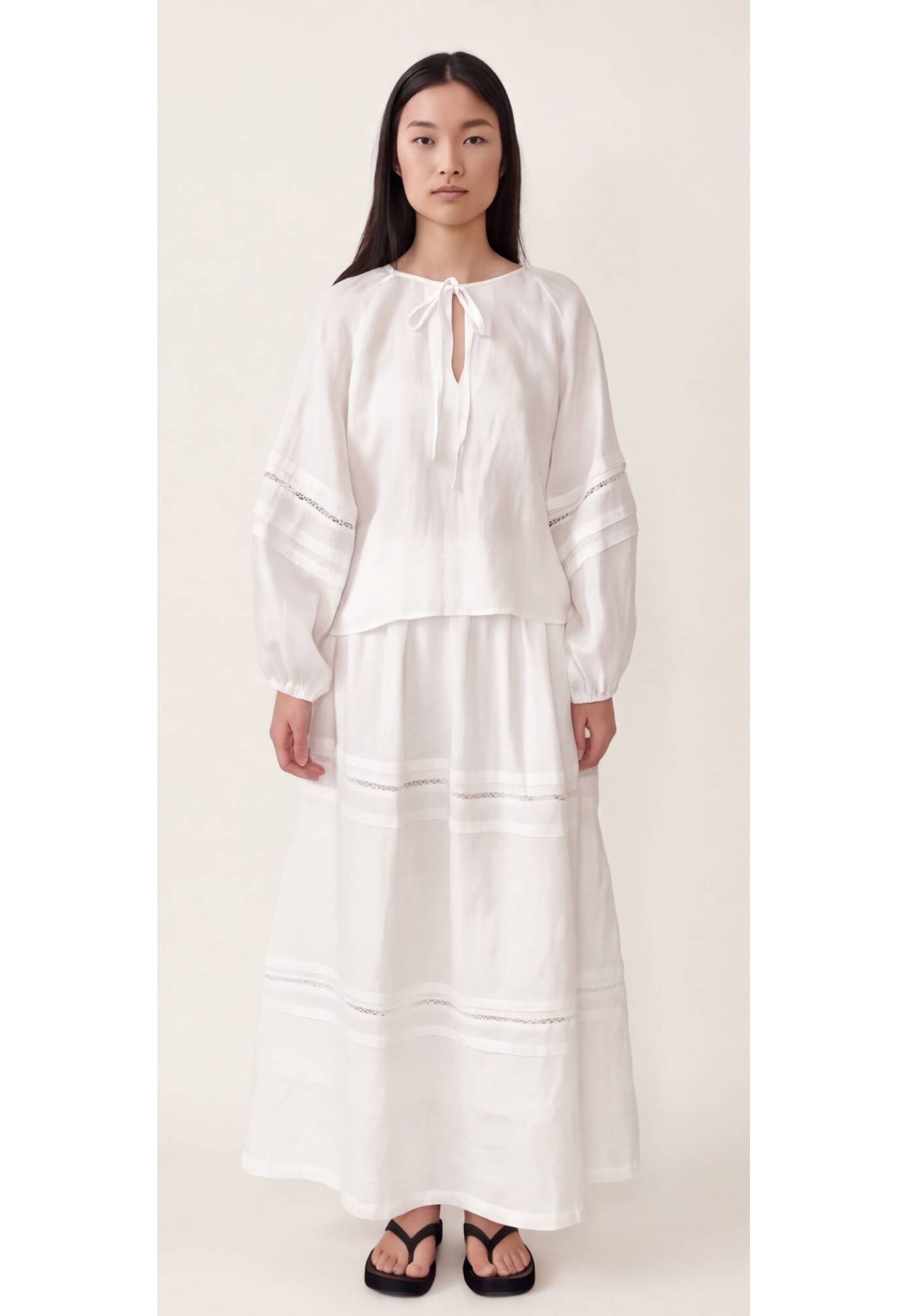 Lestelle High-Rise Maxi Skirt