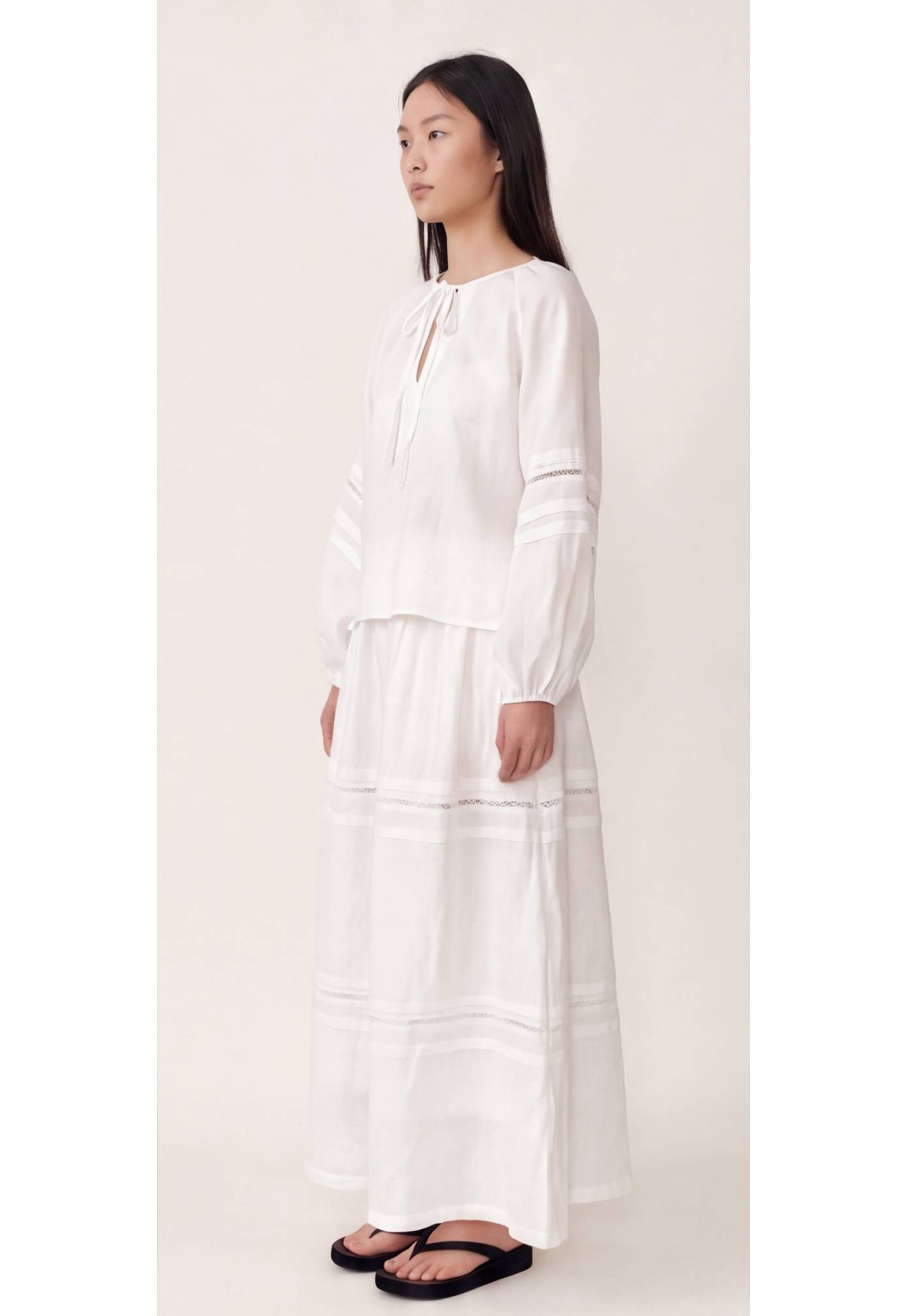 Karmella Keyhole Blouse