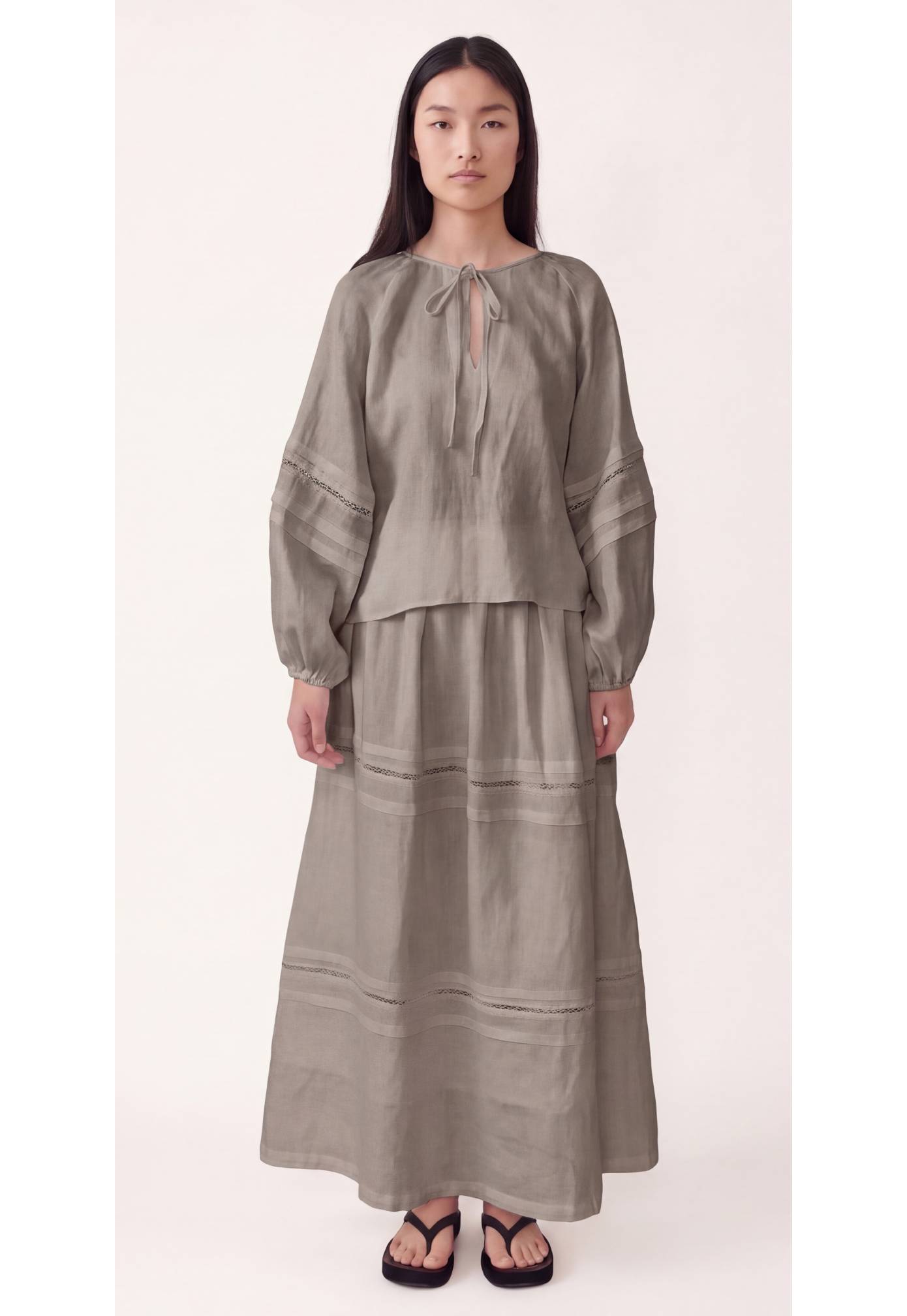 Karmella Keyhole Blouse