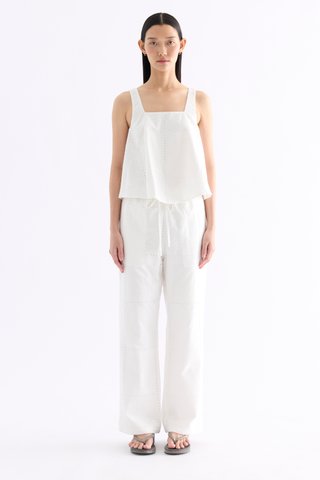 Famery Square-Neck Relaxed Top