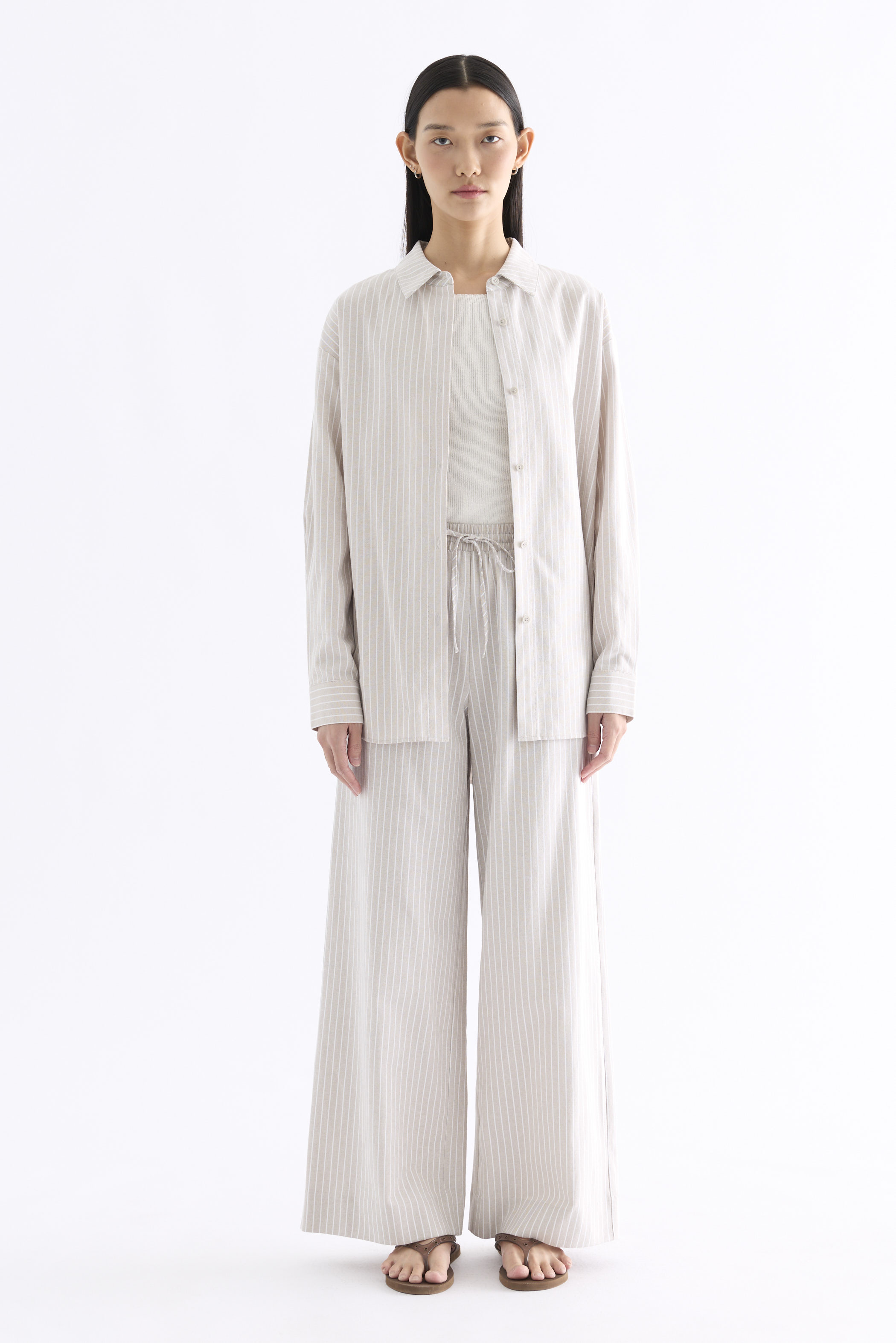 Mitchel High-Rise Drawstring Pants