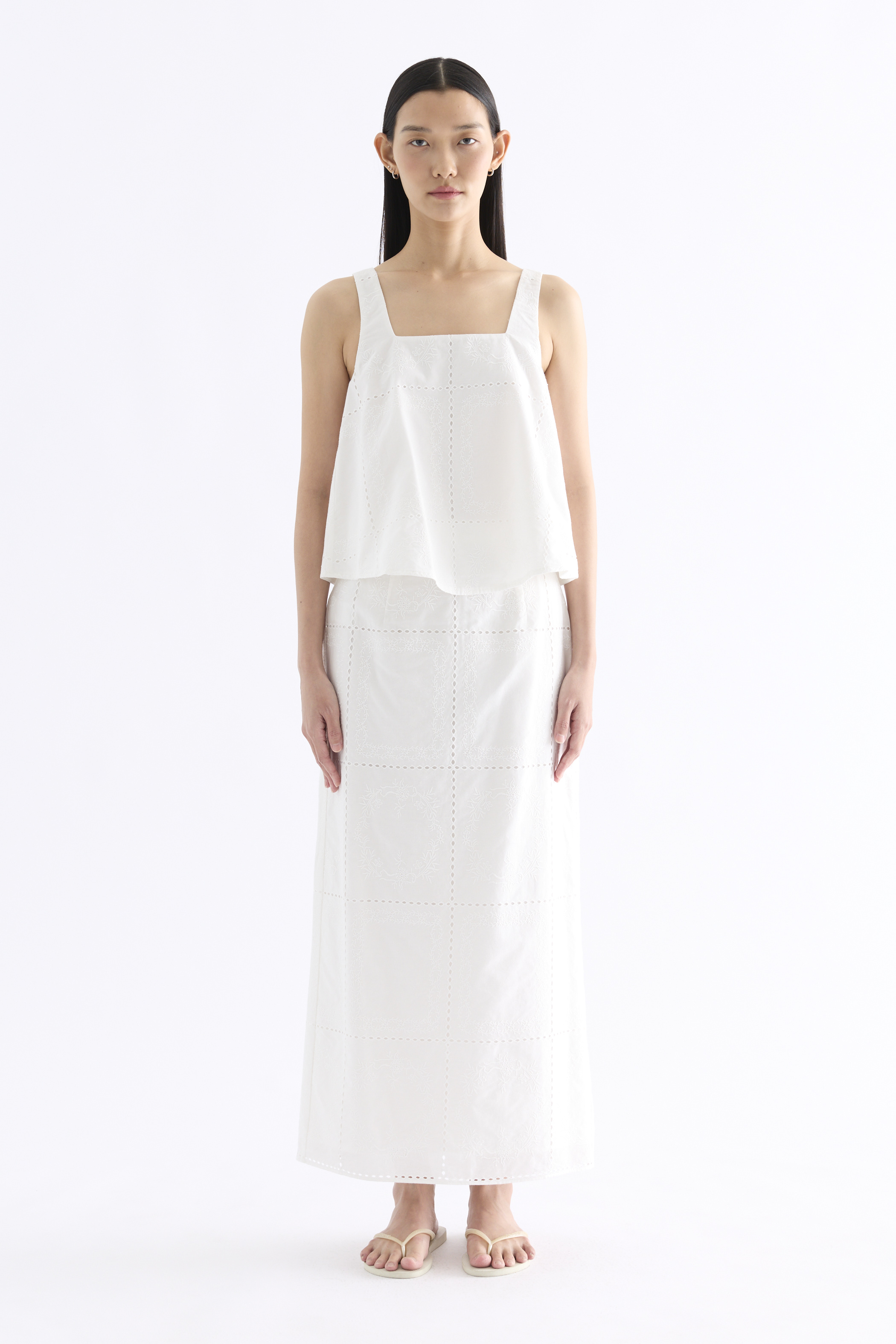 Brandy High-Rise Column Skirt