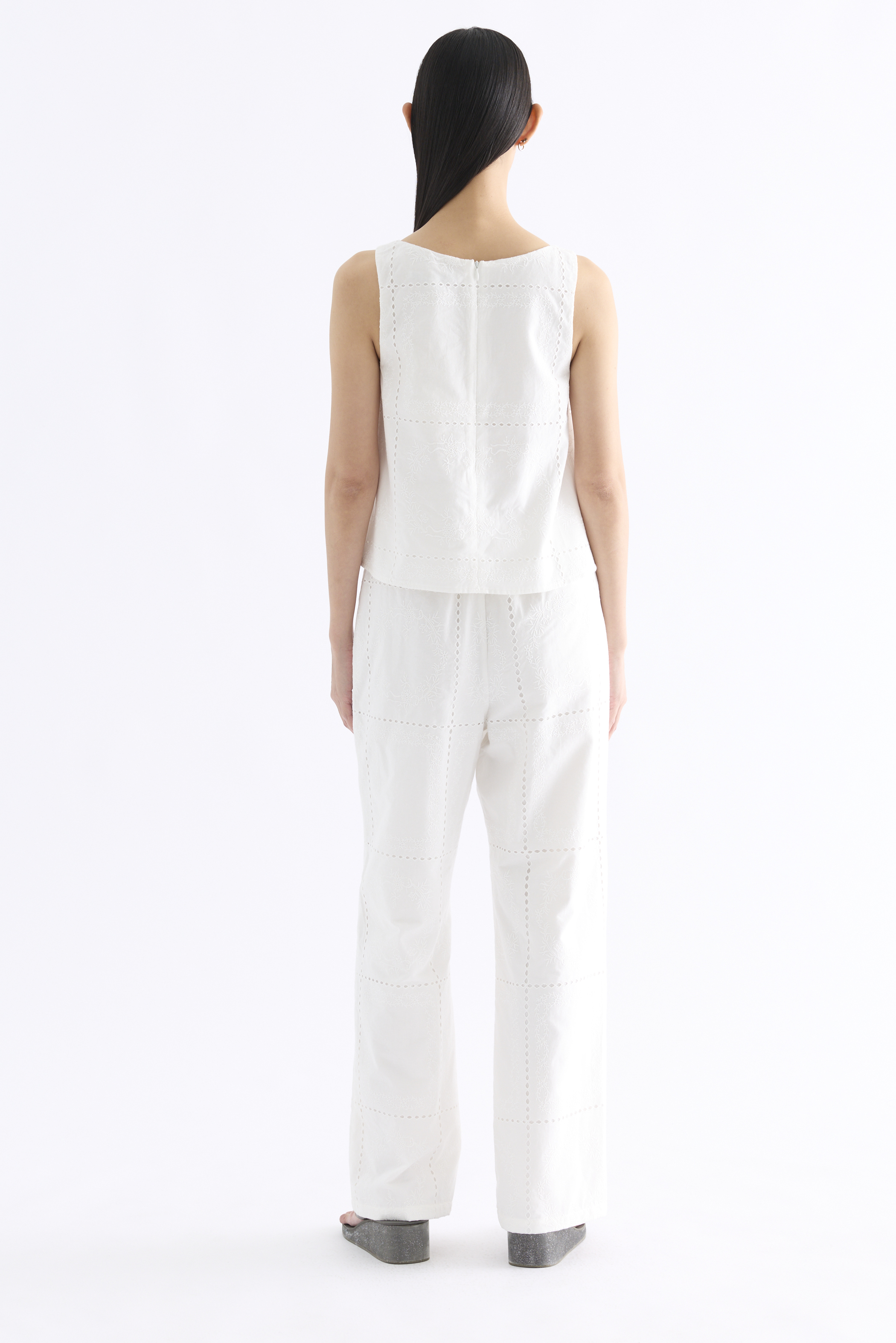 Famery Square-Neck Relaxed Top