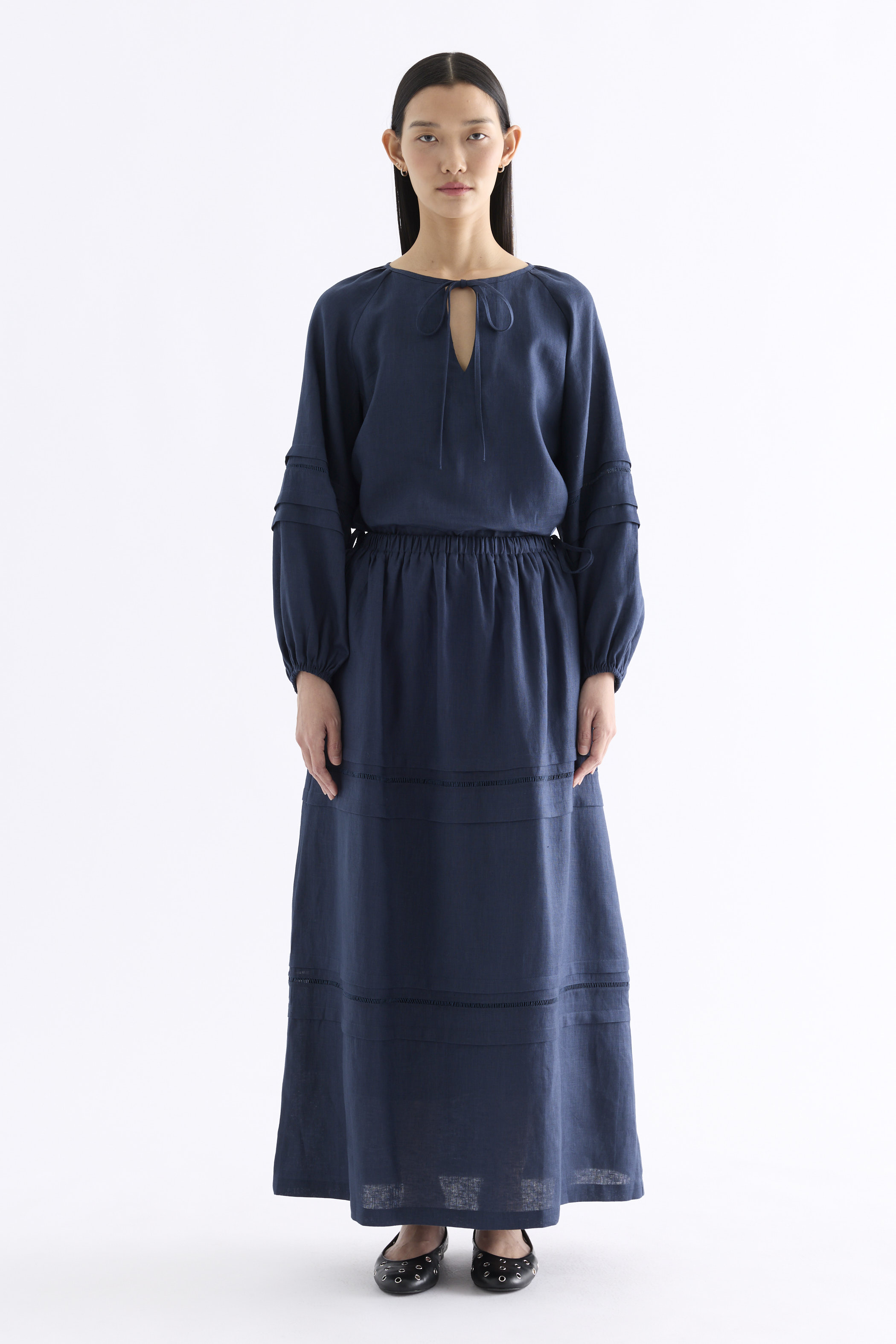 Lestelle High-Rise Maxi Skirt