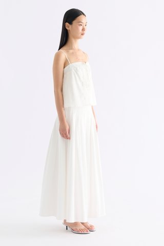 Fania Pleated Full Skirt