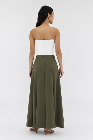 Juna Mid-Rise A-Line Skirt