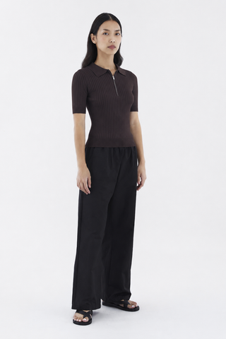Nodelyn Polo Knit Top