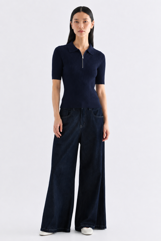 Nodelyn Polo Knit Top