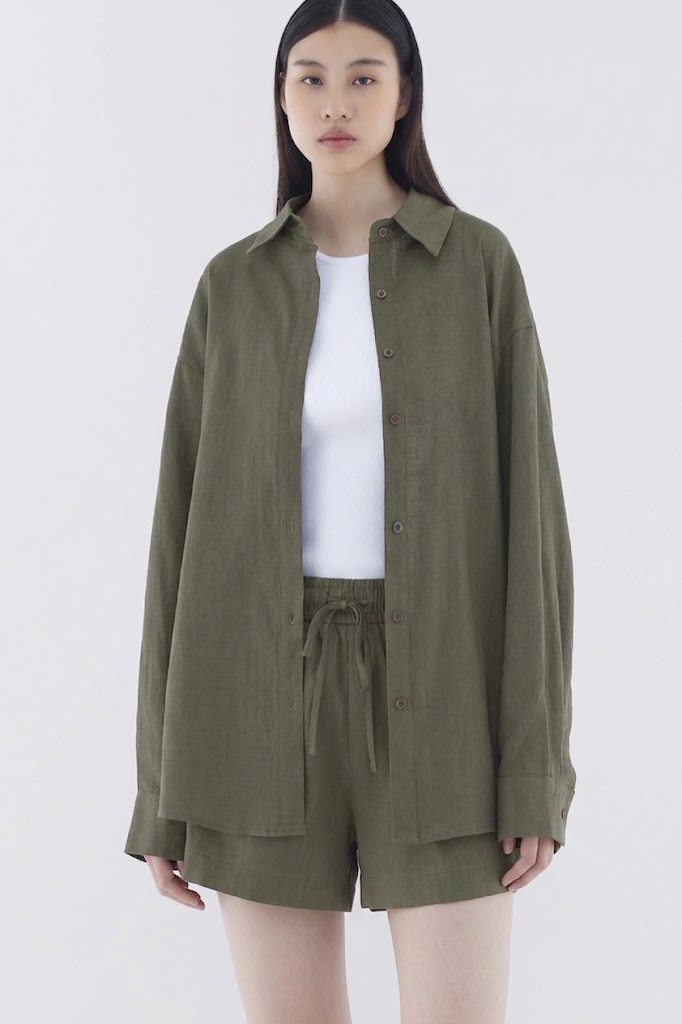 Malitta Linen Oversized Shirt