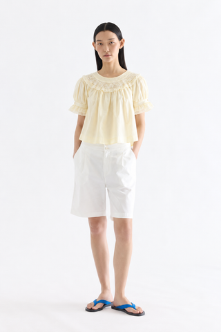 Elsa Lace Neck Blouse