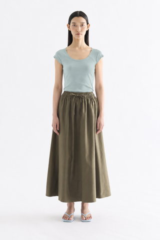 Kerine Scoop Neck Cap Sleeve Top